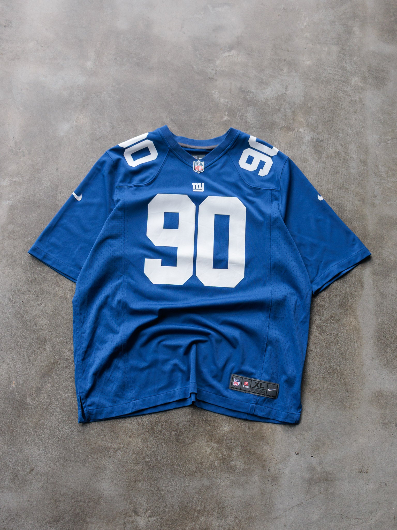 Blue Nike New York Giants Jason Pierre-Paul NFL Jersey (XL)