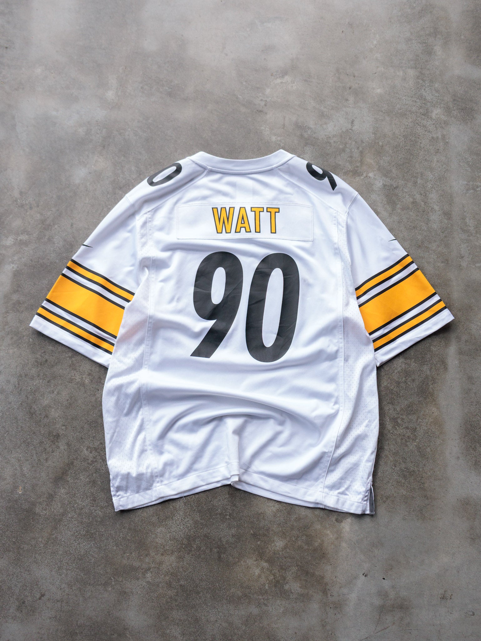 White Nike Pittsburgh Steelers T.J. Watt NFL Jersey (XL)