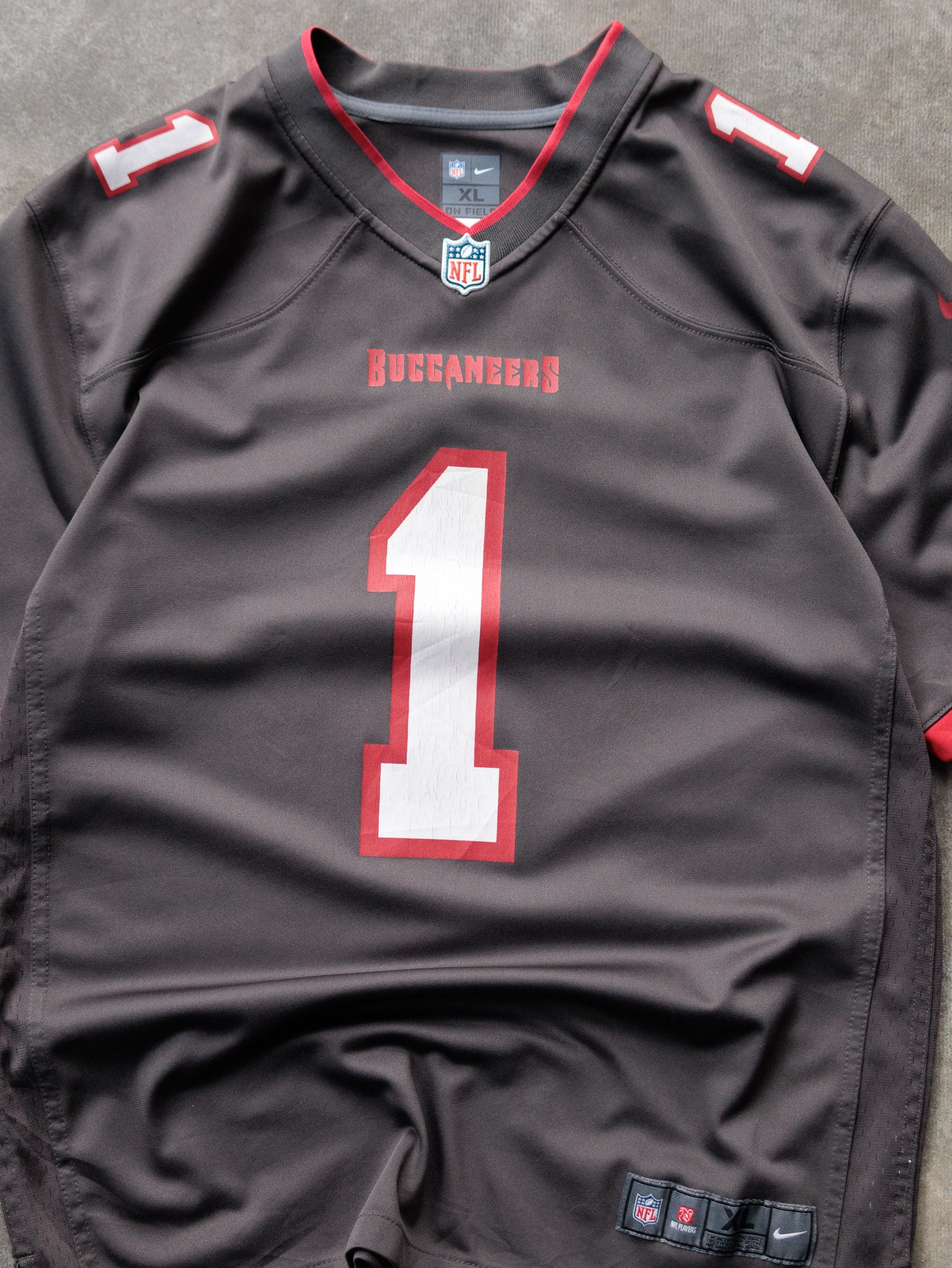 Grey Nike Tampa Bay Buccaneers Rachaad White NFL Jersey (18-20Y)
