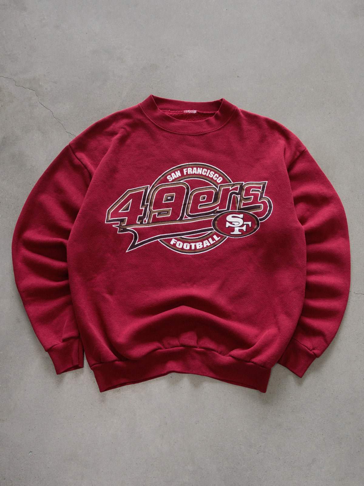 Vintage Red San Francisco 49ers Football Sweatshirt (-)
