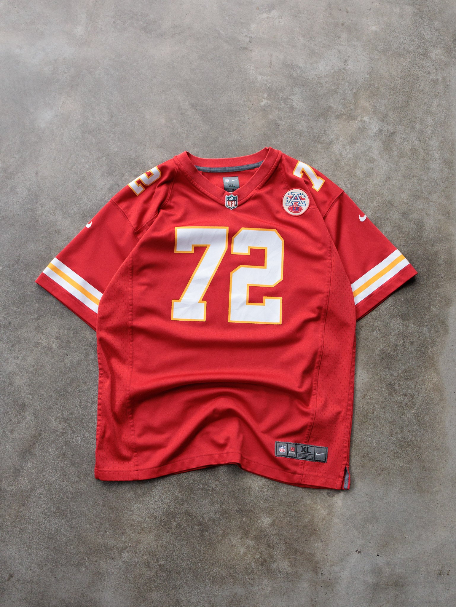 Red Nike Kansas City Chiefs Eric Fisher NFL Jersey (18-20Y)