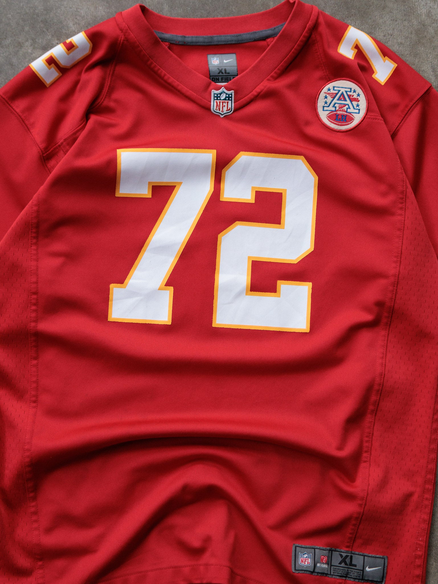 Red Nike Kansas City Chiefs Eric Fisher NFL Jersey (18-20Y)