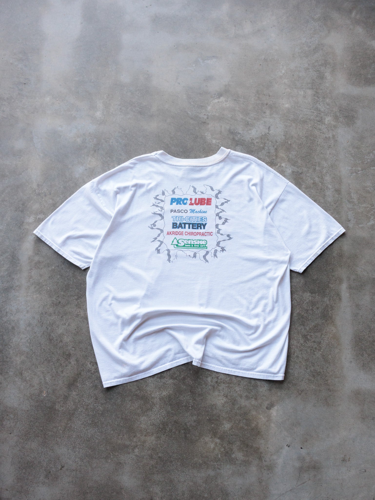 Vintage 1997 White NASCAR Northwest Tour Tee (2XL)