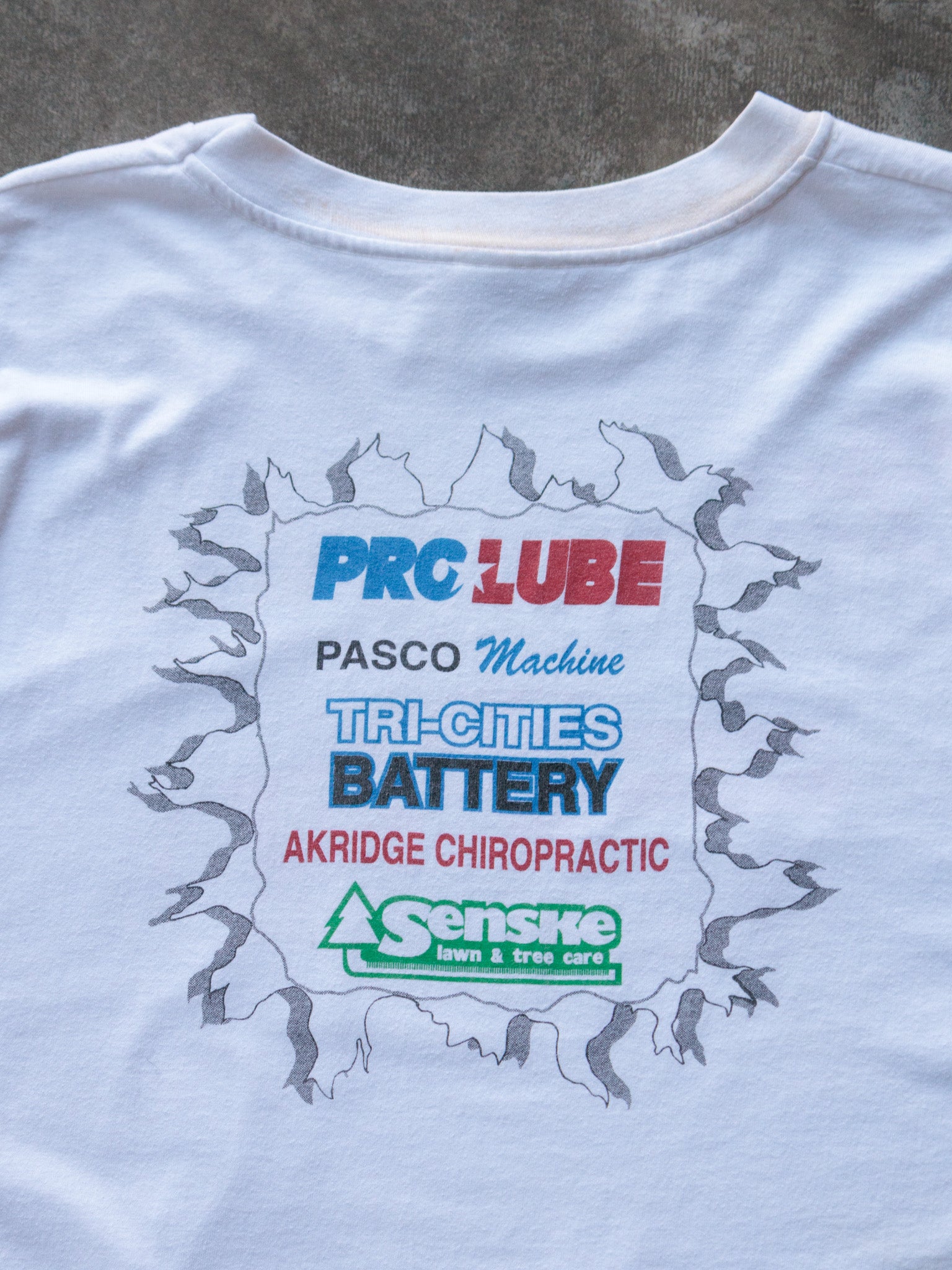Vintage 1997 White NASCAR Northwest Tour Tee (2XL)
