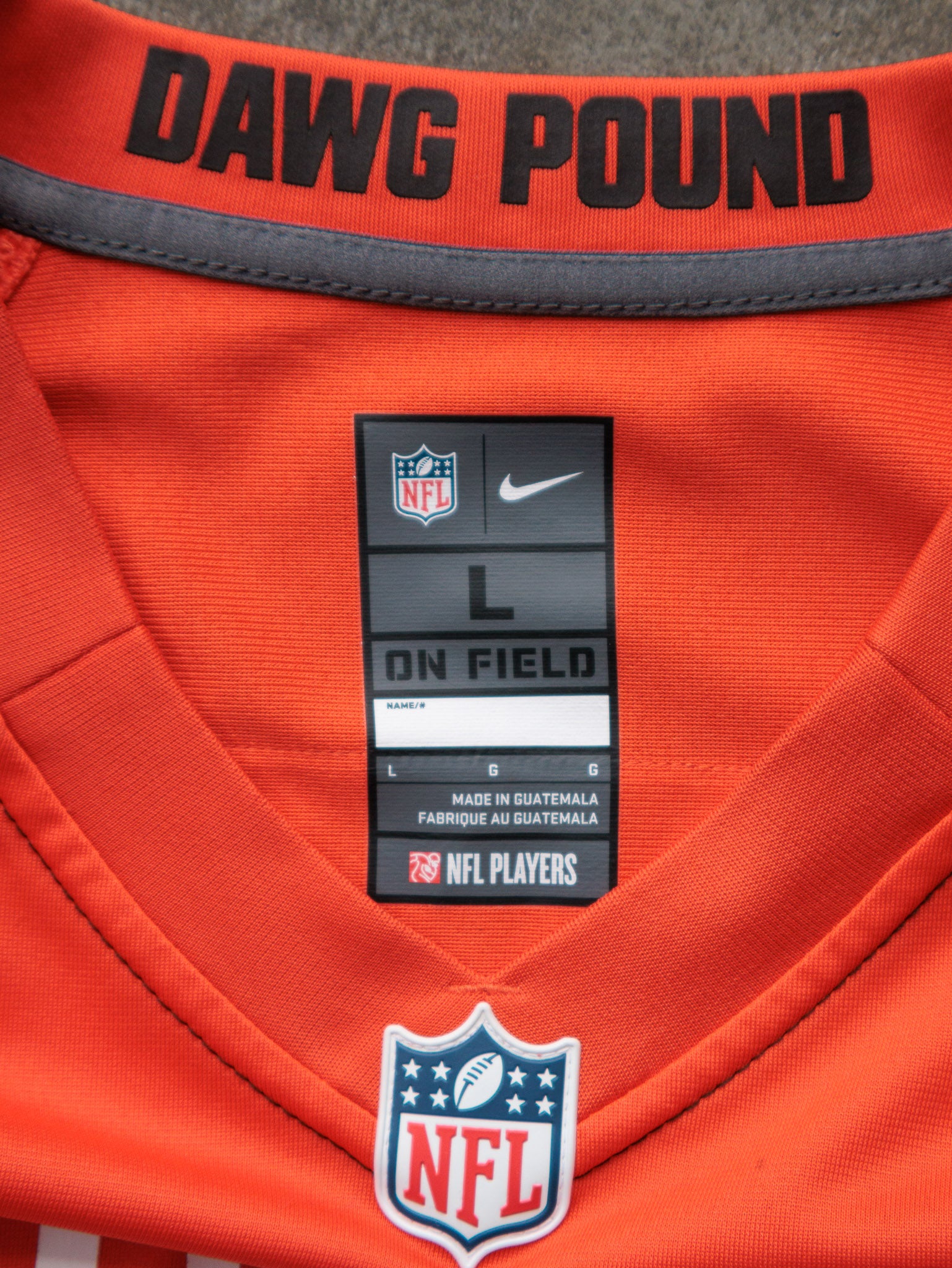 Orange Nike Cleveland Browns Baker Mayfield NFL Jersey (L)