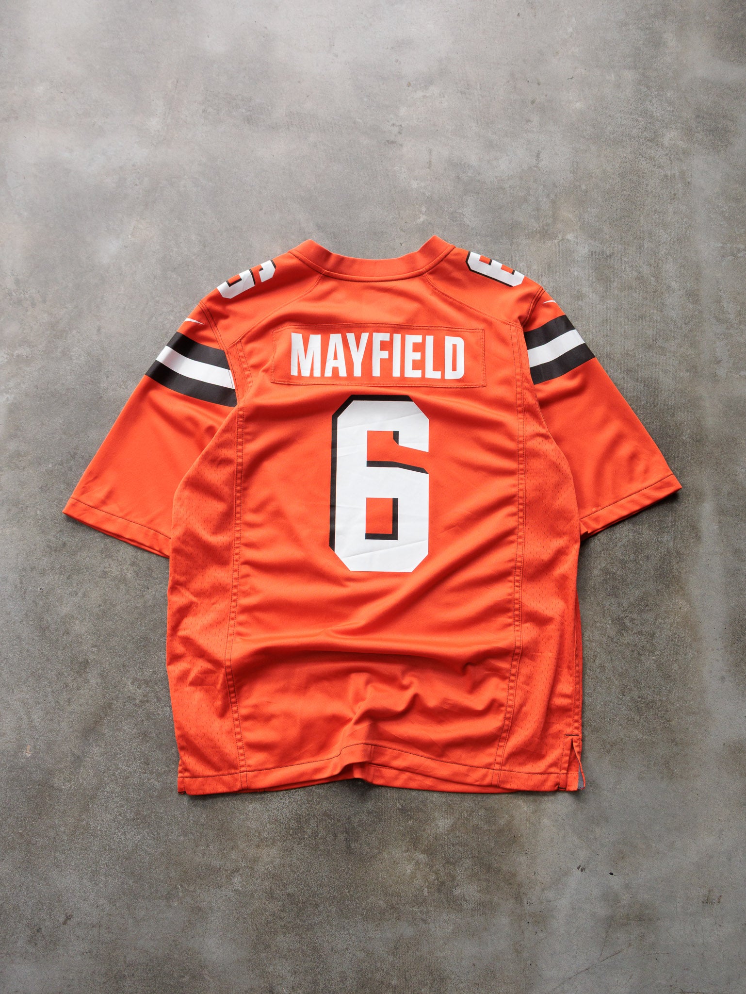 Orange Nike Cleveland Browns Baker Mayfield NFL Jersey (L)