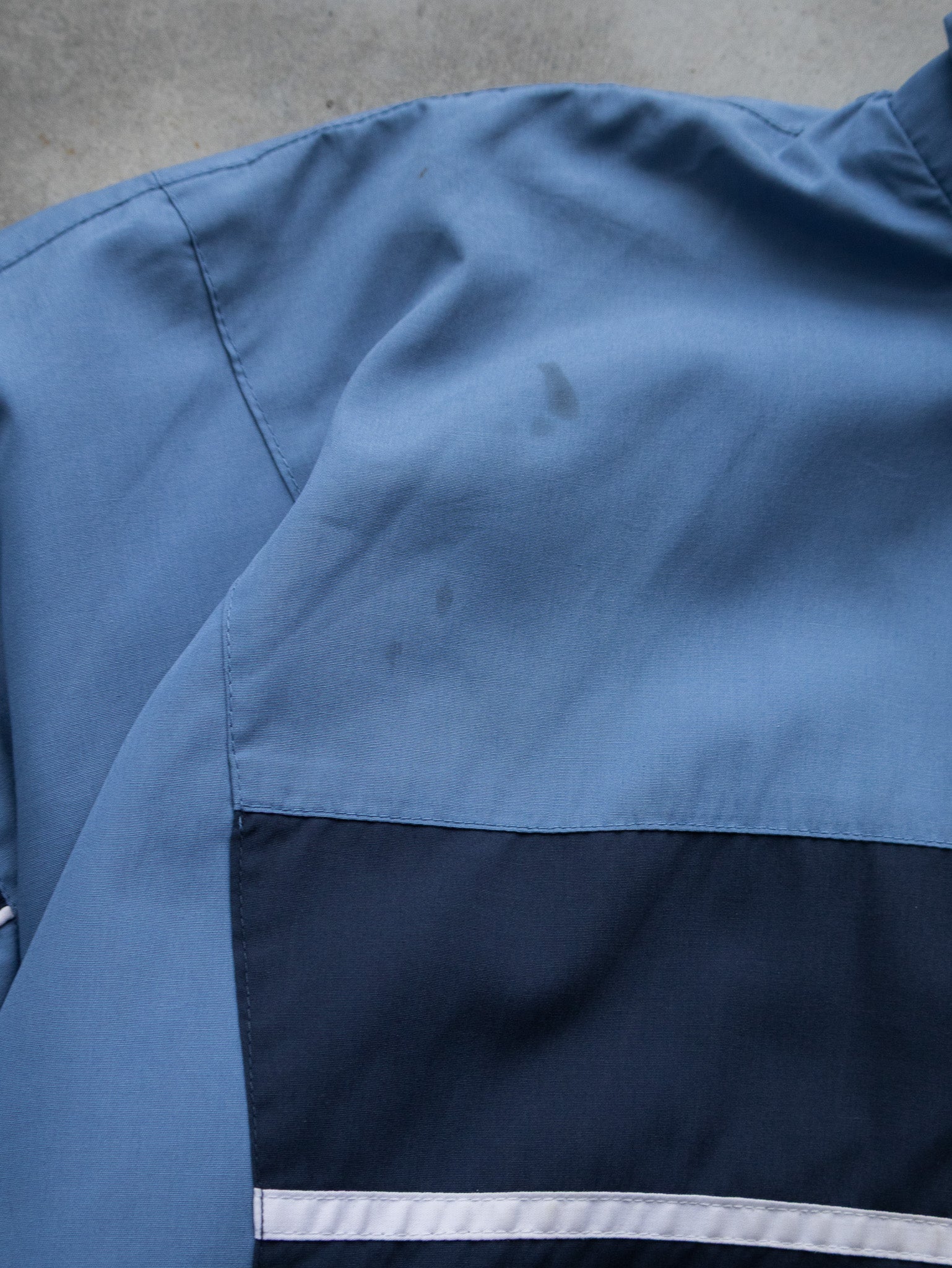 Vintage Blue Reebok Panelled Windbreaker (L)