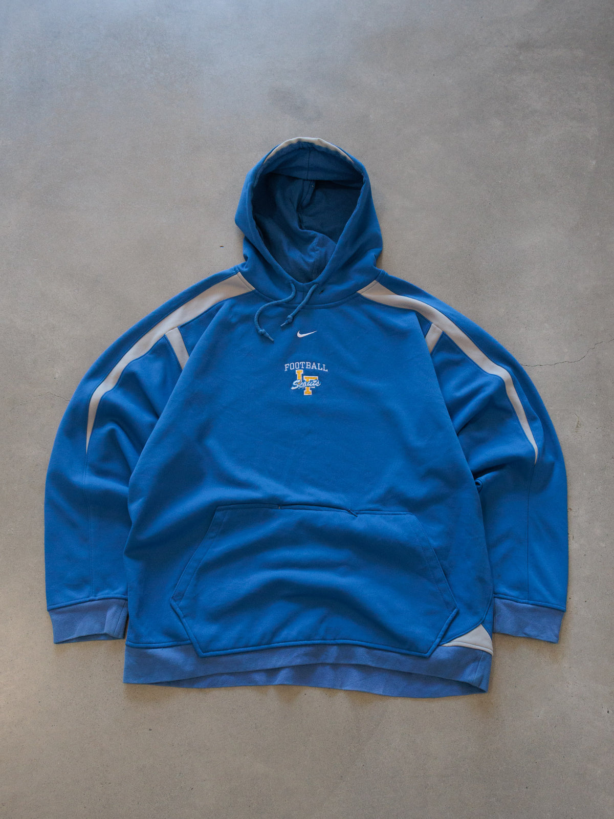 Vintage 00s Blue Nike IF Scouts Football Hoodie (L)