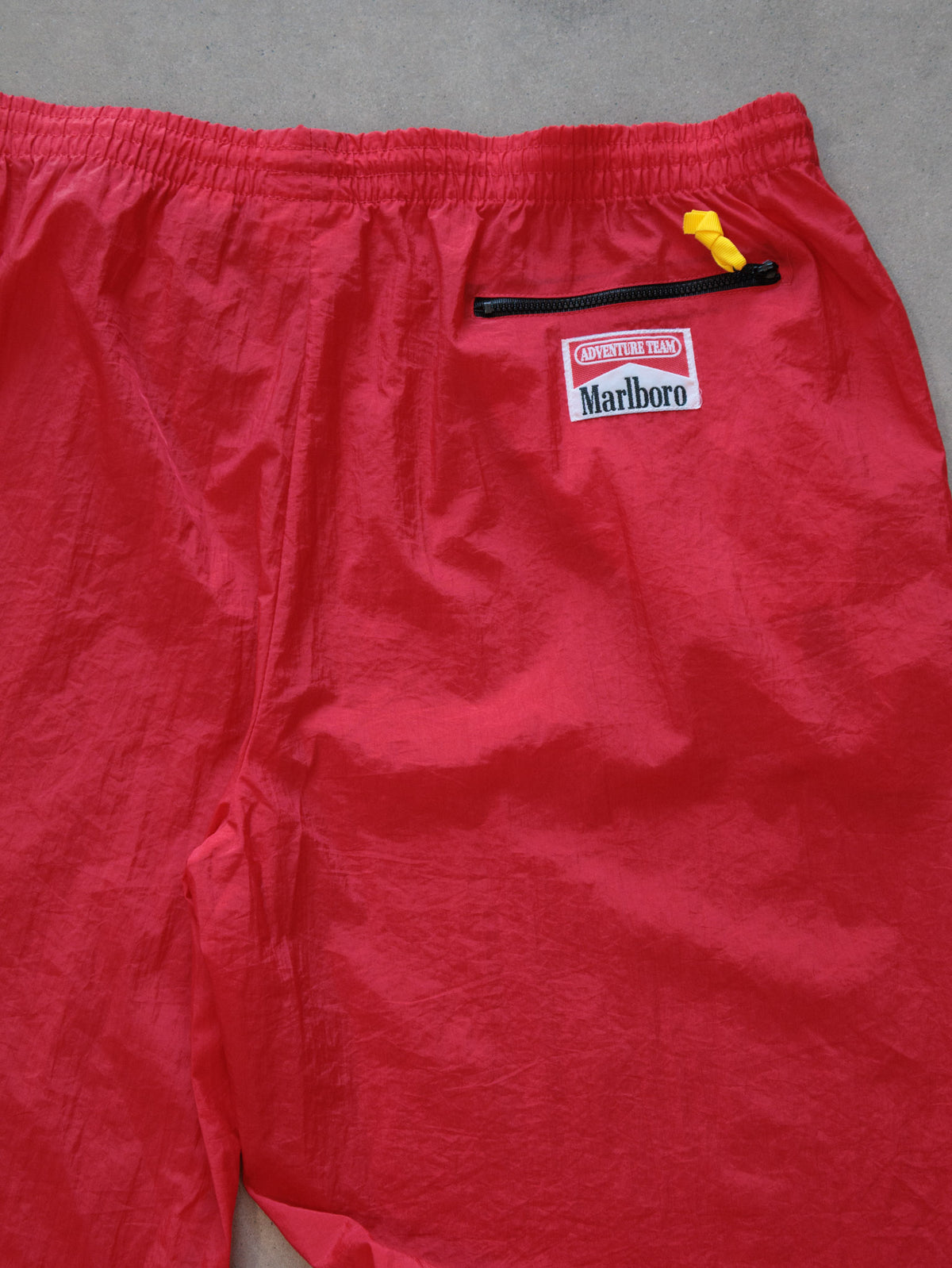Vintage 90s Red Marlboro Adventure Team Track Pants (XL)