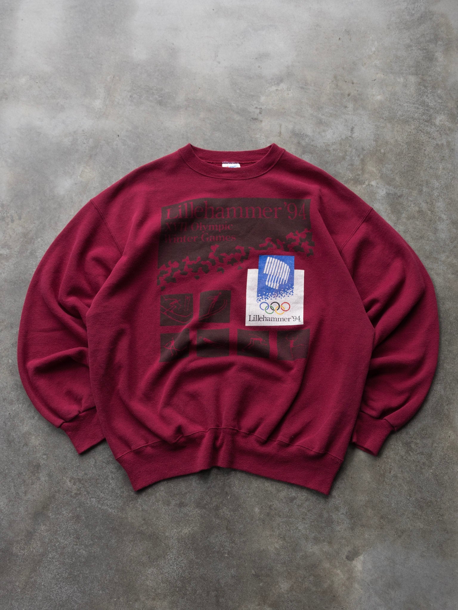 Vintage 1994 Norway Olympic Winter Games Sweatshirt (2XL)