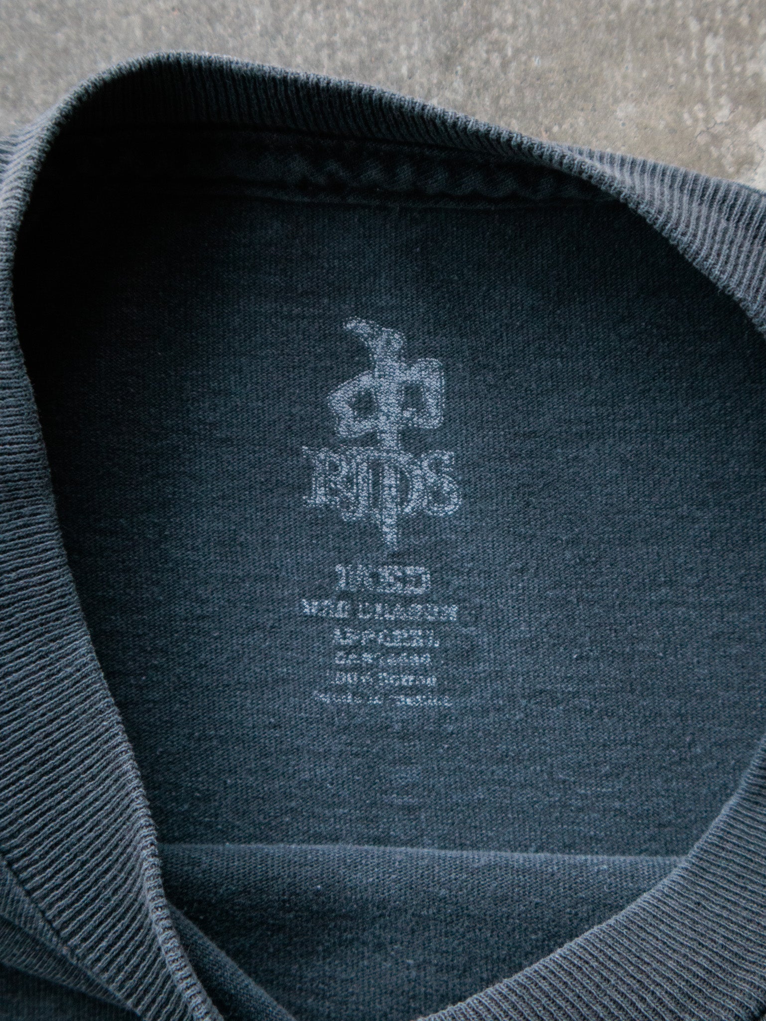 Vintage Black RDS Long Sleeve Tee (-)