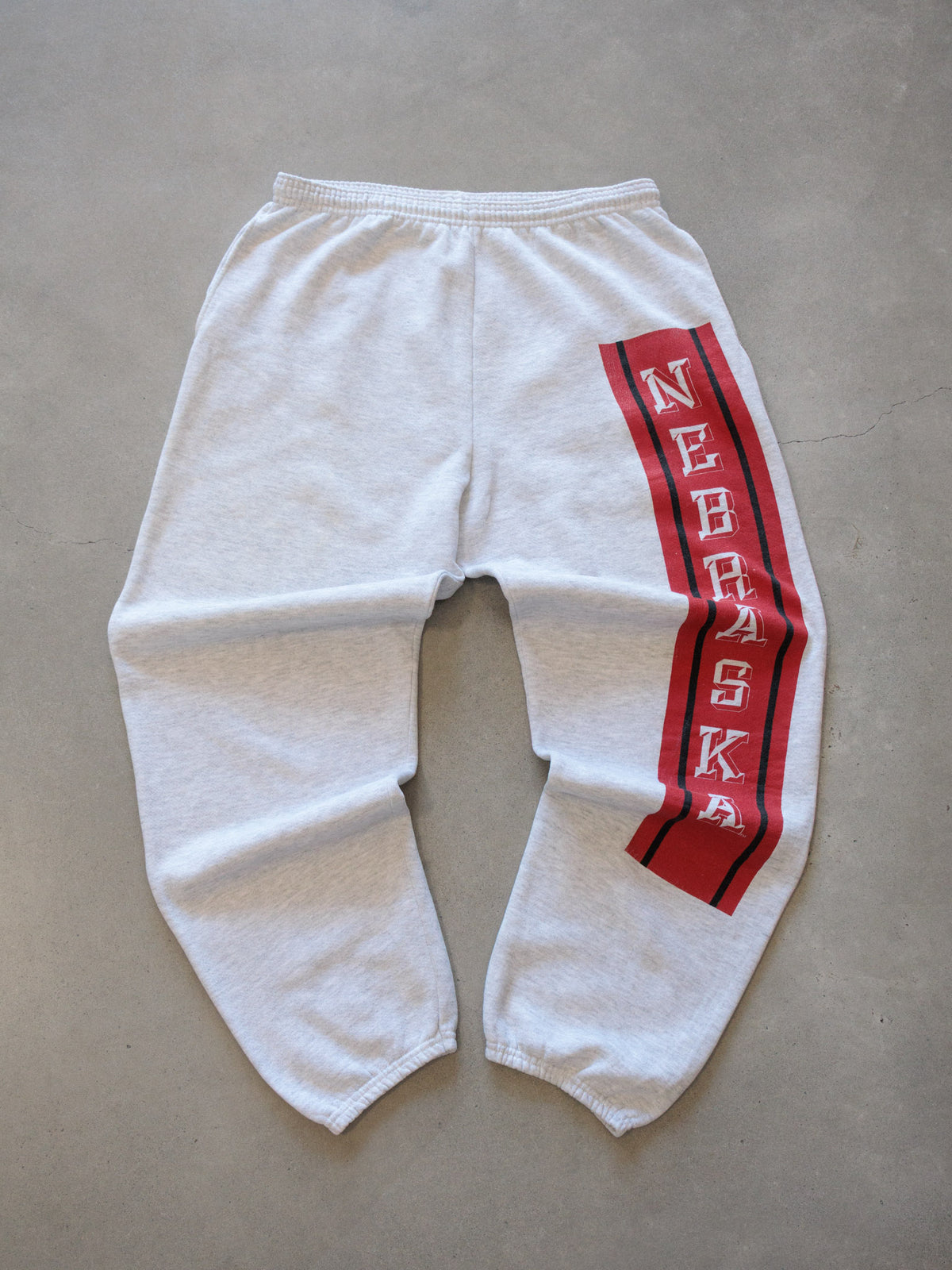 Vintage 90s Grey Jansport Nebraska Sweatpants (L)
