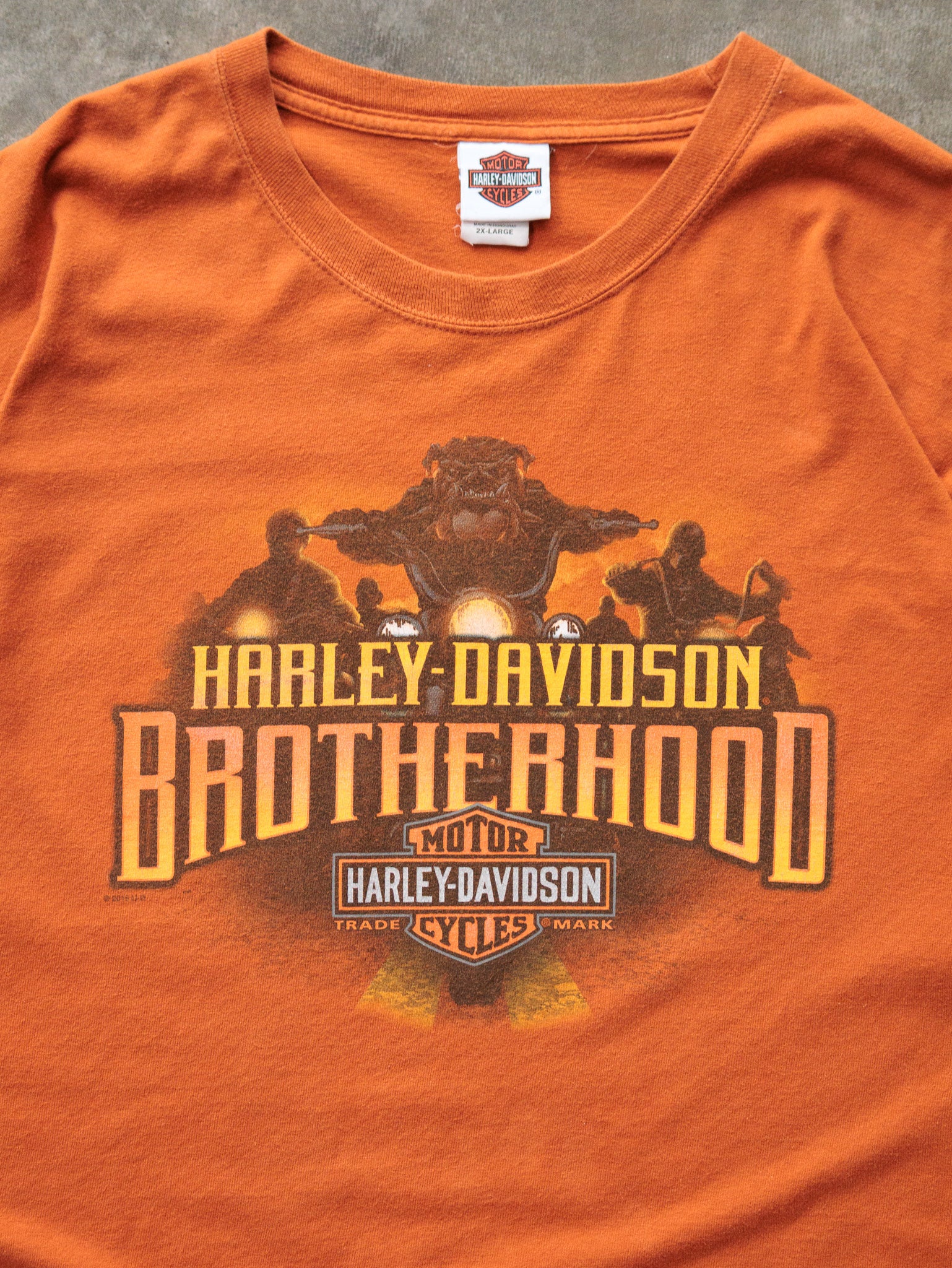 Vintage Harley-Davidson Brotherhood Los Angeles Tee (2XL)