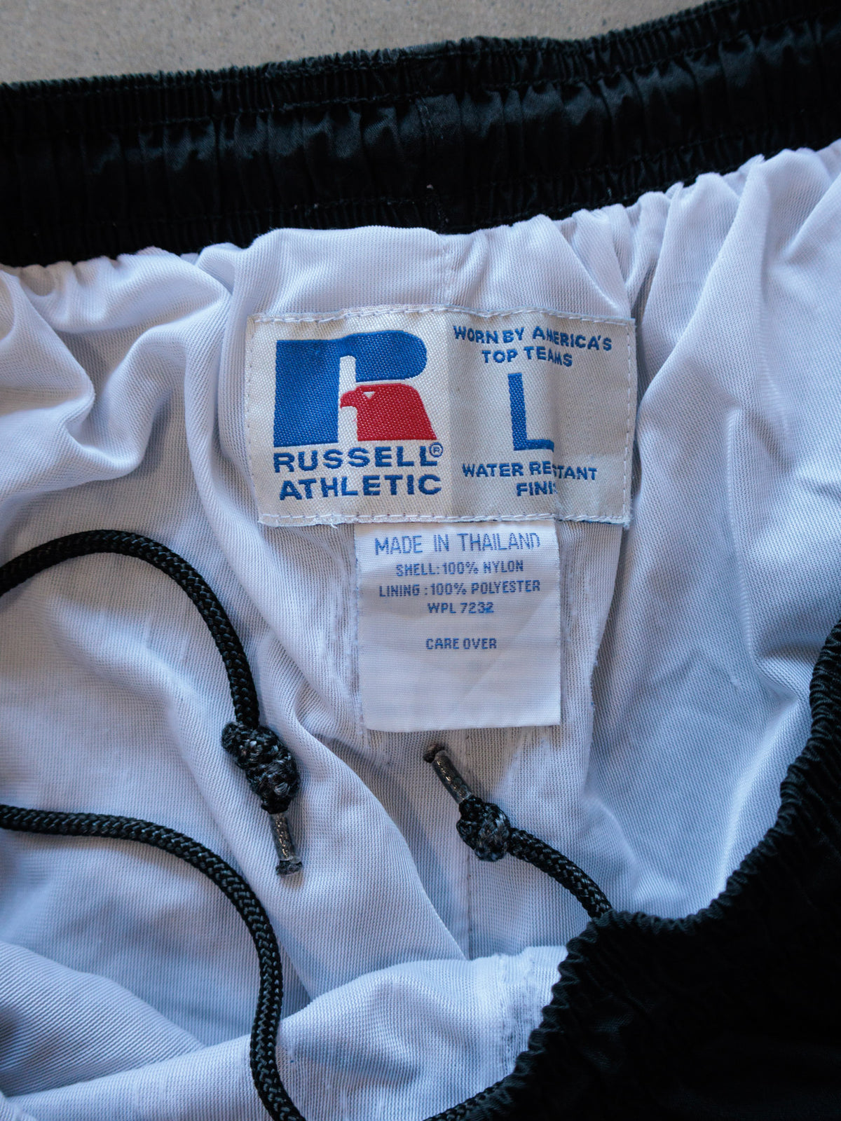 Vintage 00s Black Russell Athletic Track Pants (L)