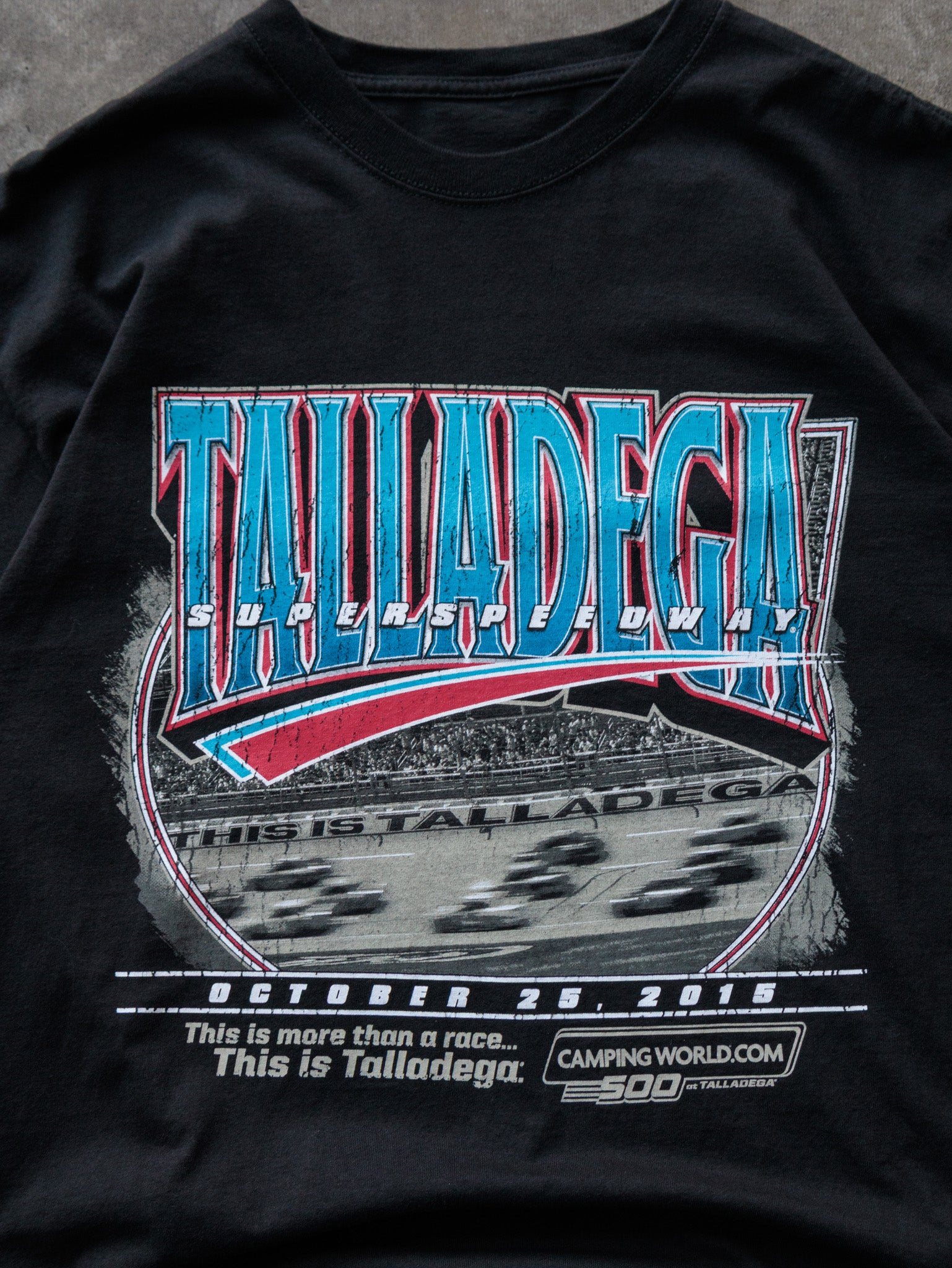 Vintage 2015 Black Talladega Superspeedway Tee (-)