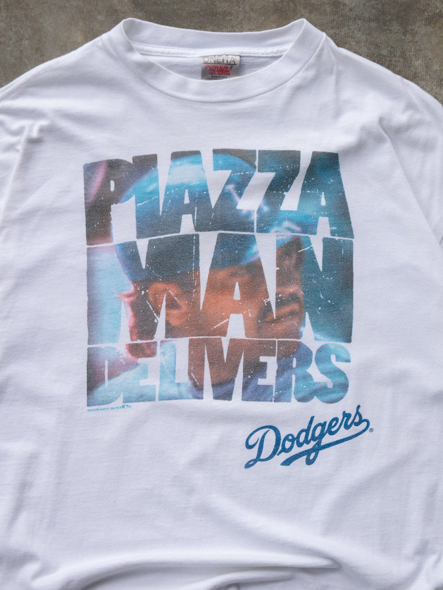 Vintage 1996 LA Dodgers Mike Piazza Tee (2XL)