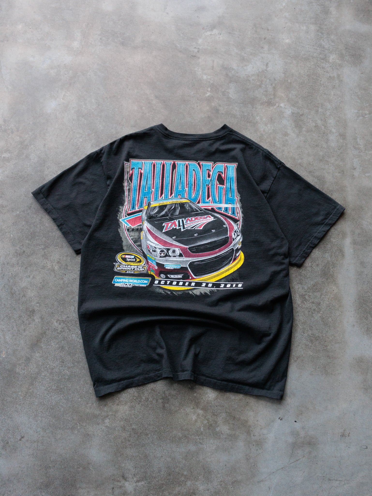 Vintage 2015 Black Talladega Superspeedway Tee (-)