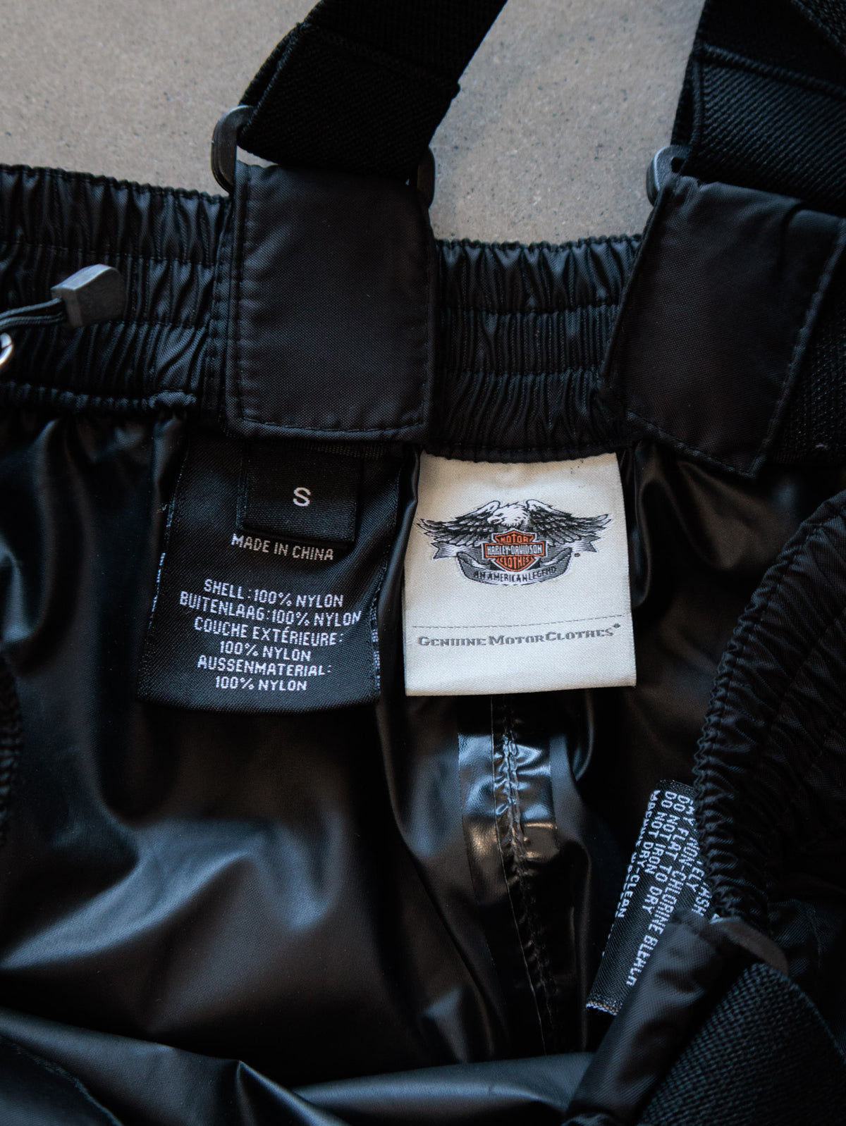 Vintage 00s Black Harley-Davidson Track Pants (S)