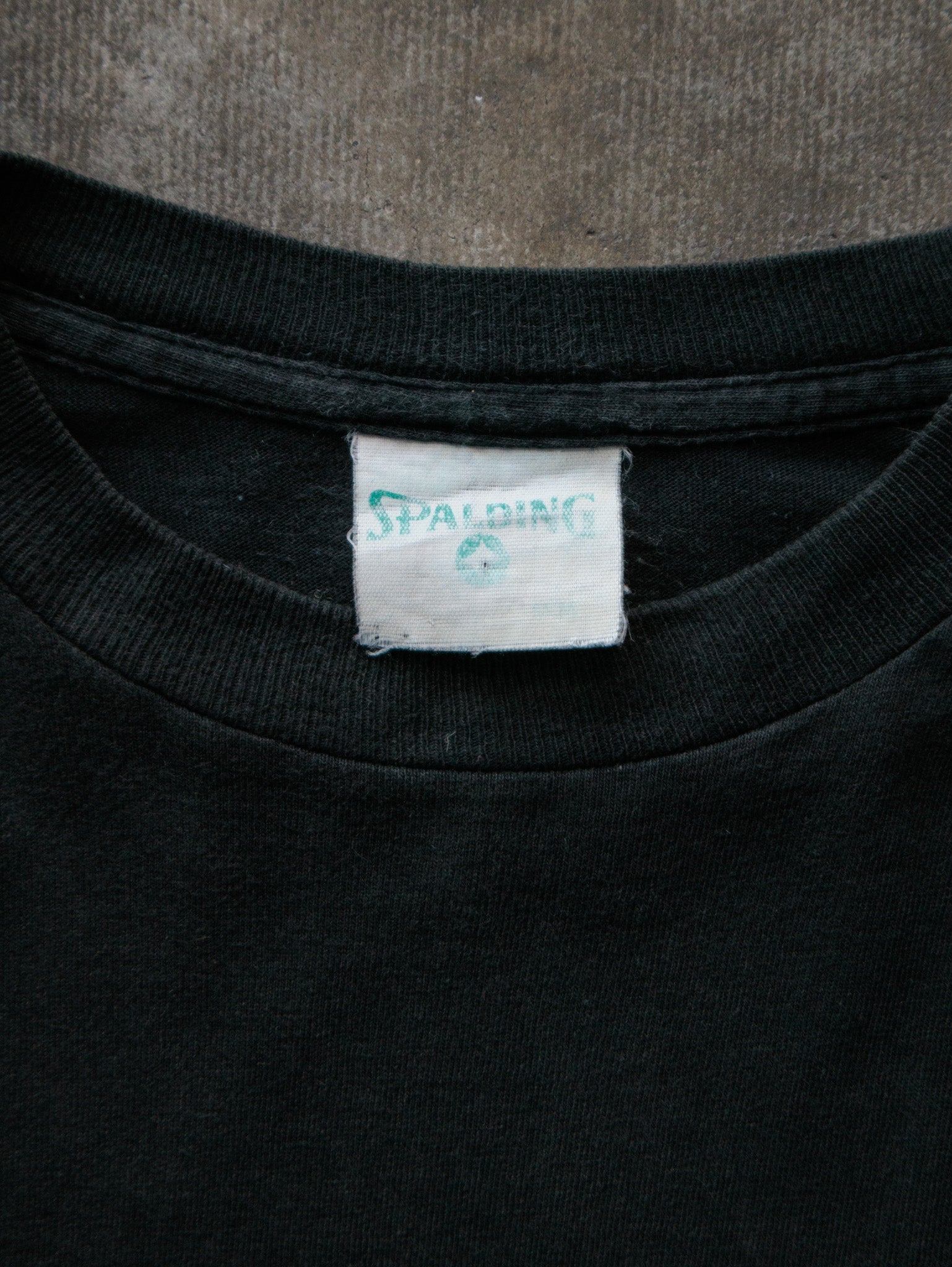 Vintage 90s Black Spalding Tee (-)