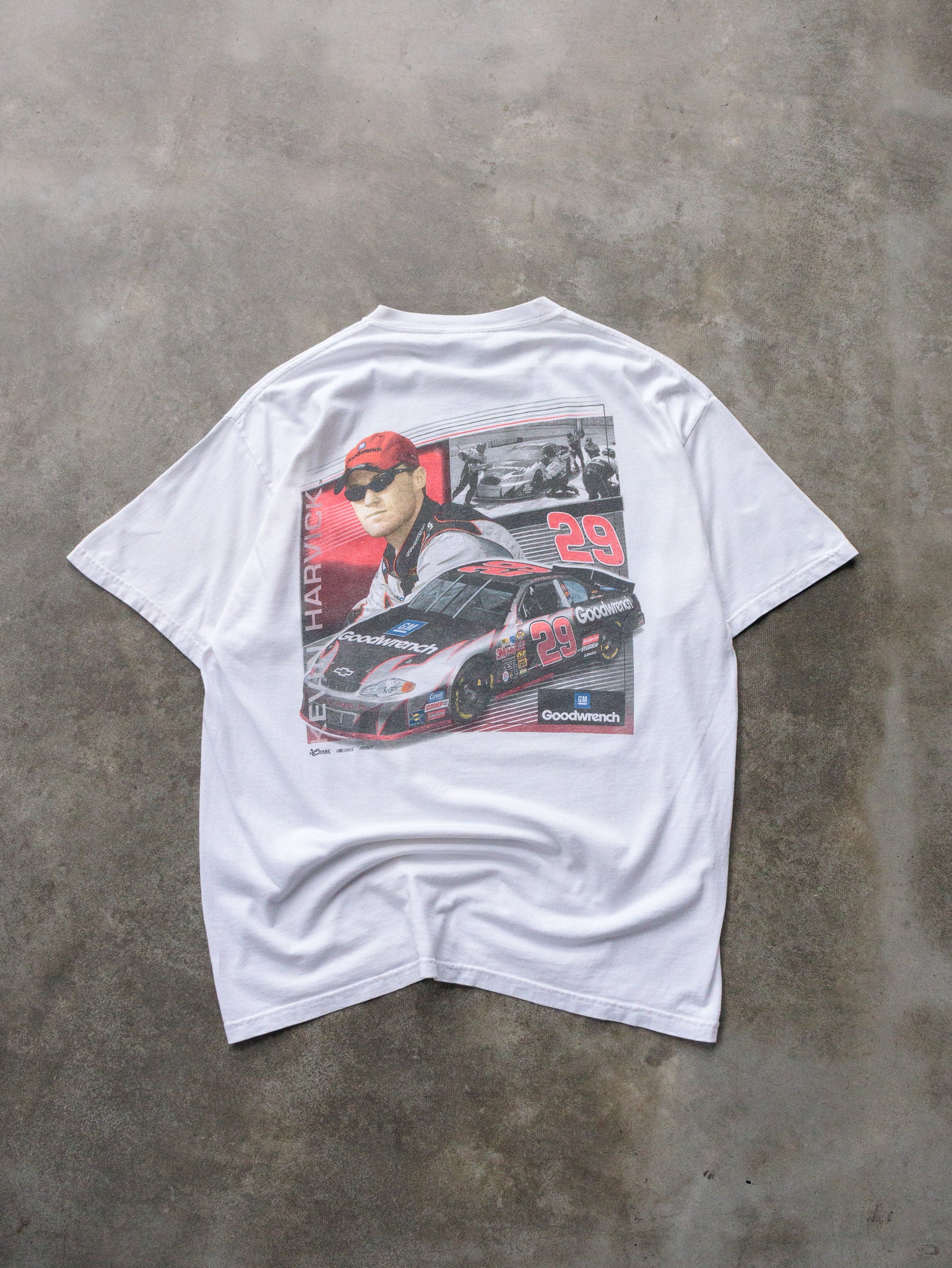 Vintage 00s NASCAR Kevin Harvick Goodwrench Tee (M)