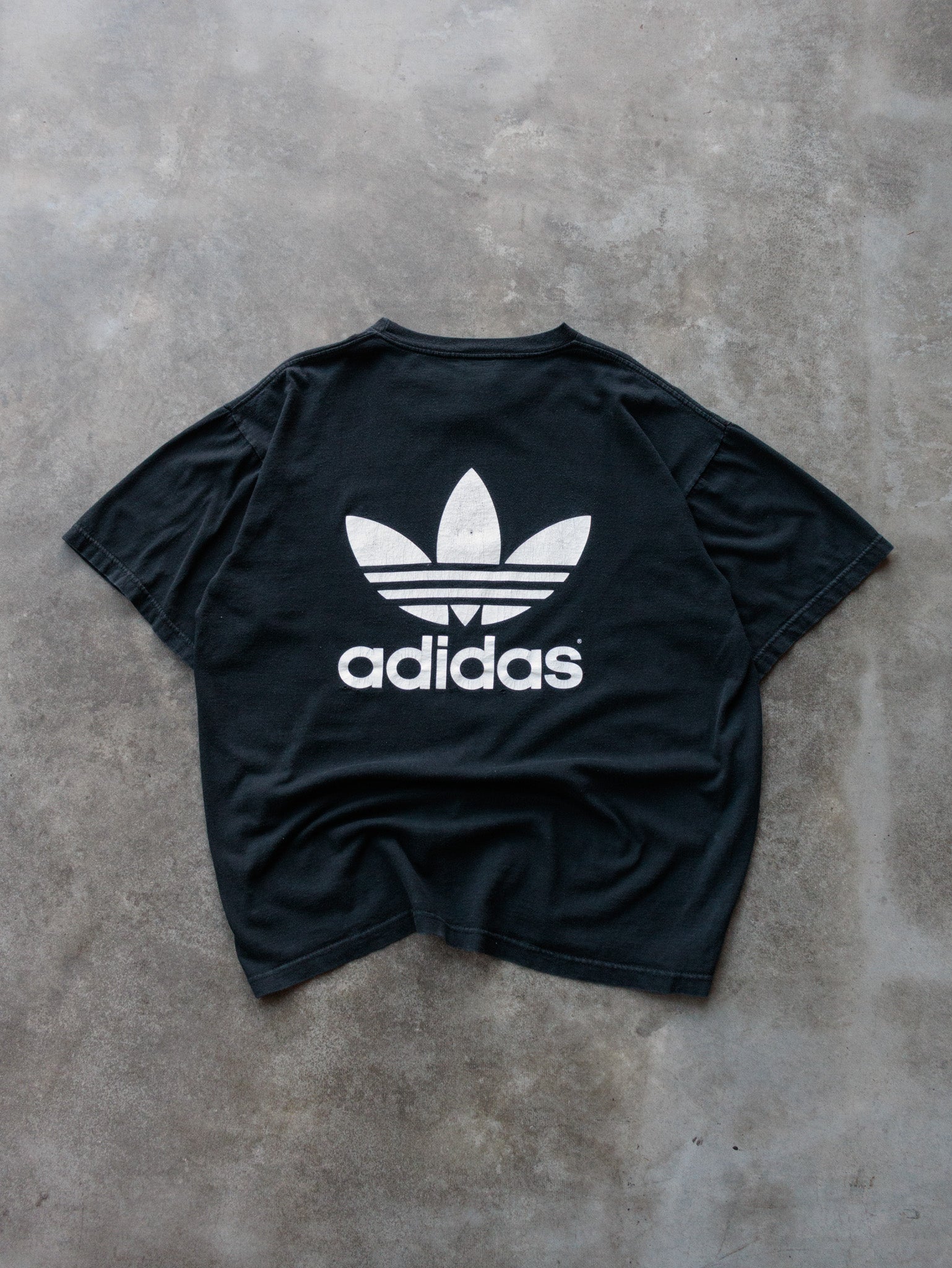 Vintage 90s Black Adidas Tee (L)