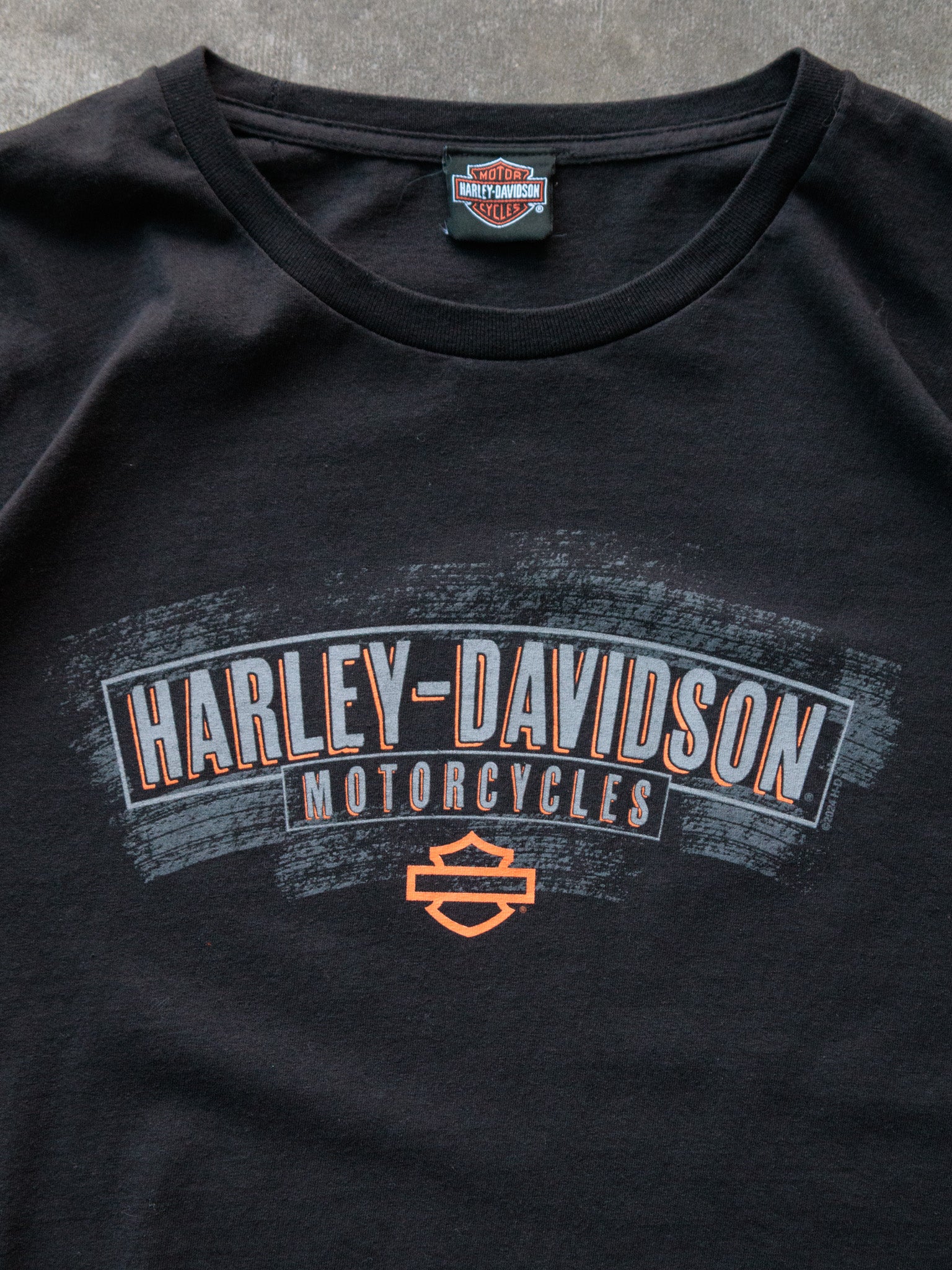 Vintage 2004 Black Harley-Davidson Motorcycles Tee (-)