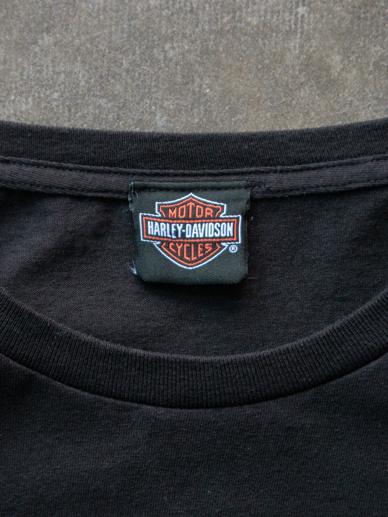 Vintage 2004 Black Harley-Davidson Motorcycles Tee (-)