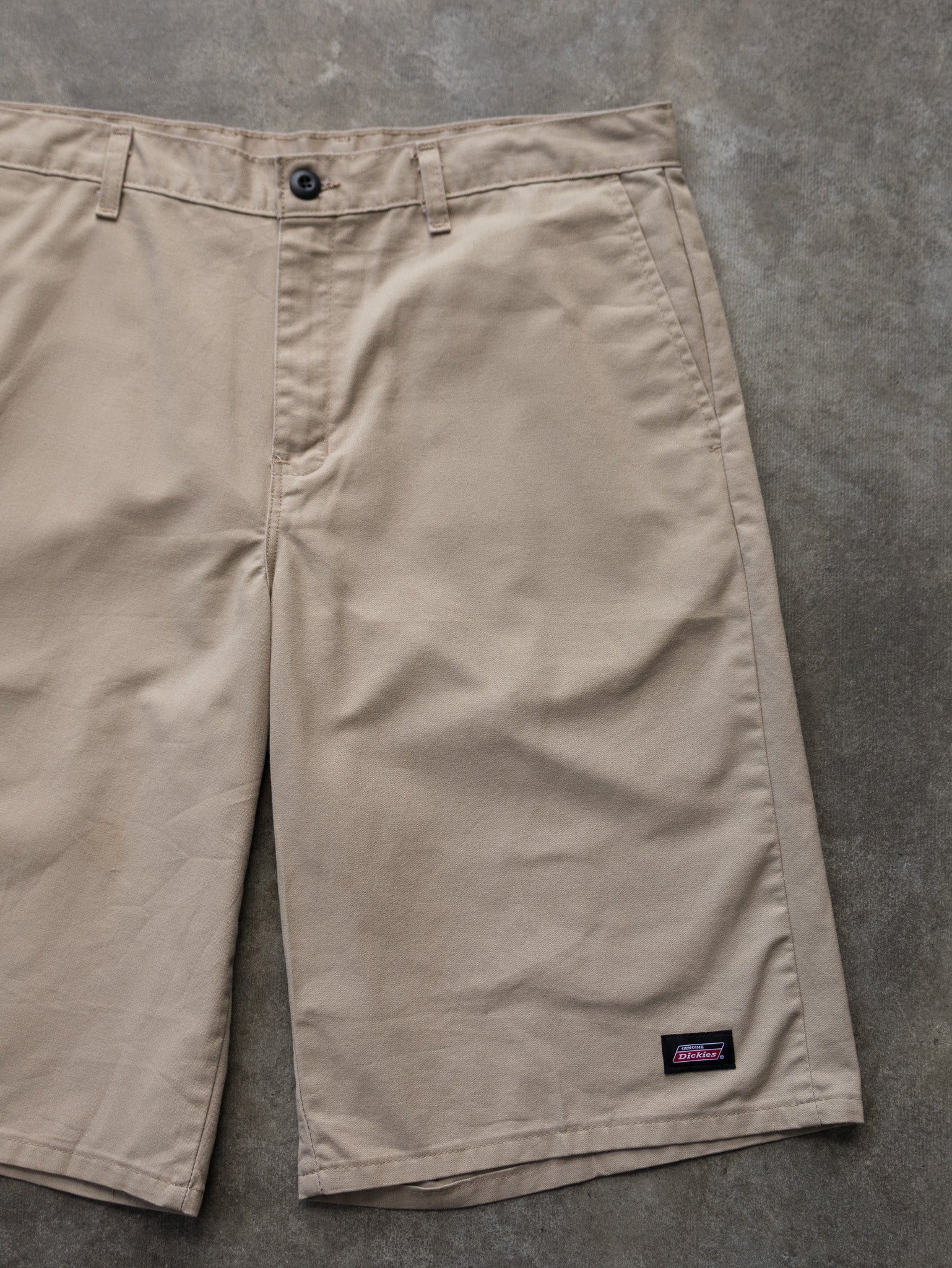 Vintage Khaki Dickies Work Shorts (W36)