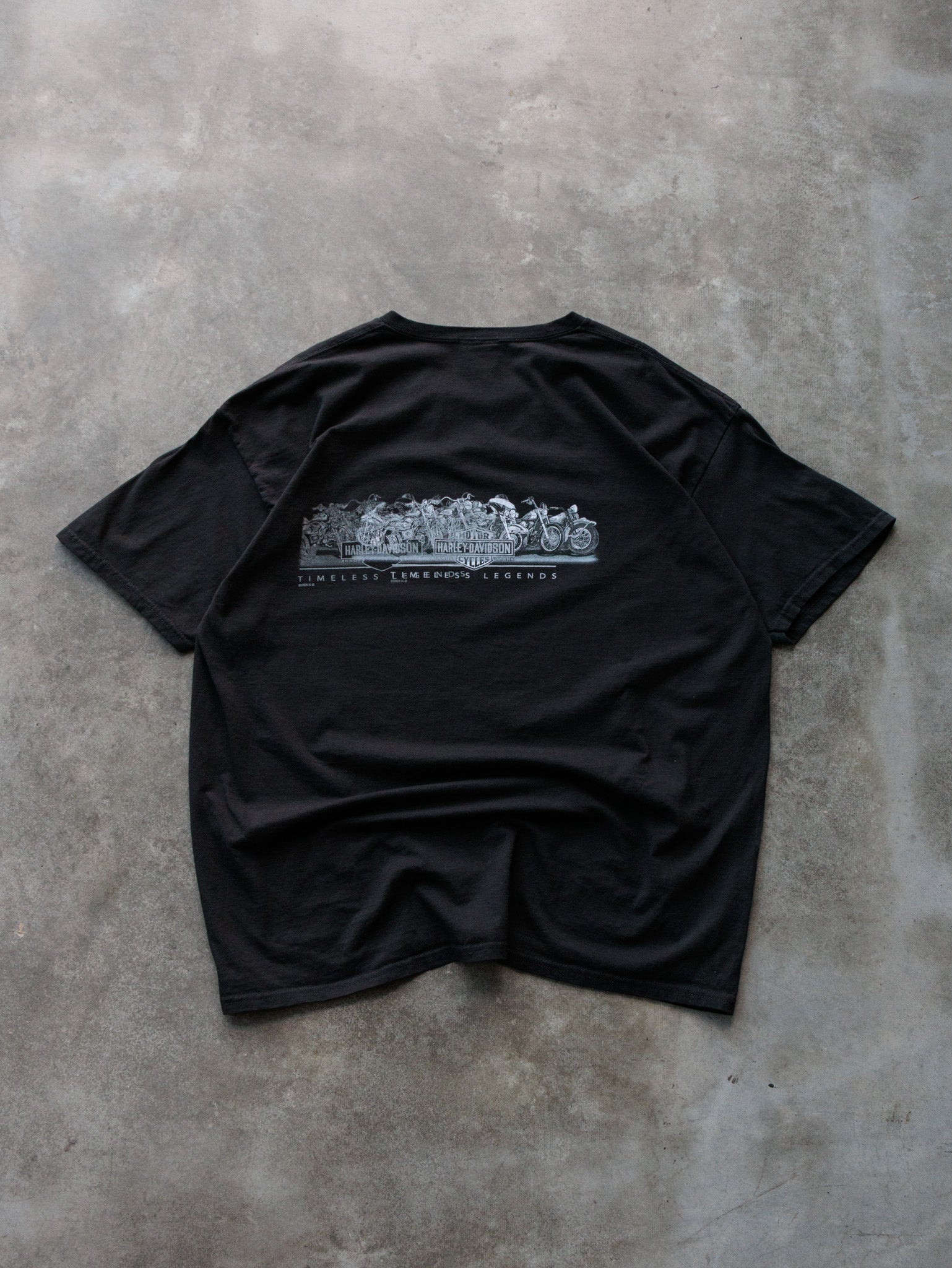 Black Harley-Davidson Motorcycles Tee (2XL)