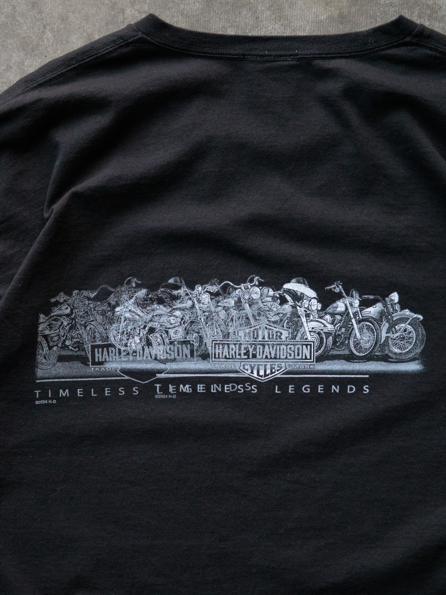 Black Harley-Davidson Motorcycles Tee (2XL)