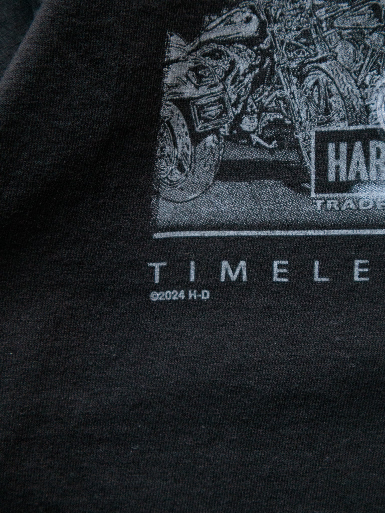 Black Harley-Davidson Motorcycles Tee (2XL)