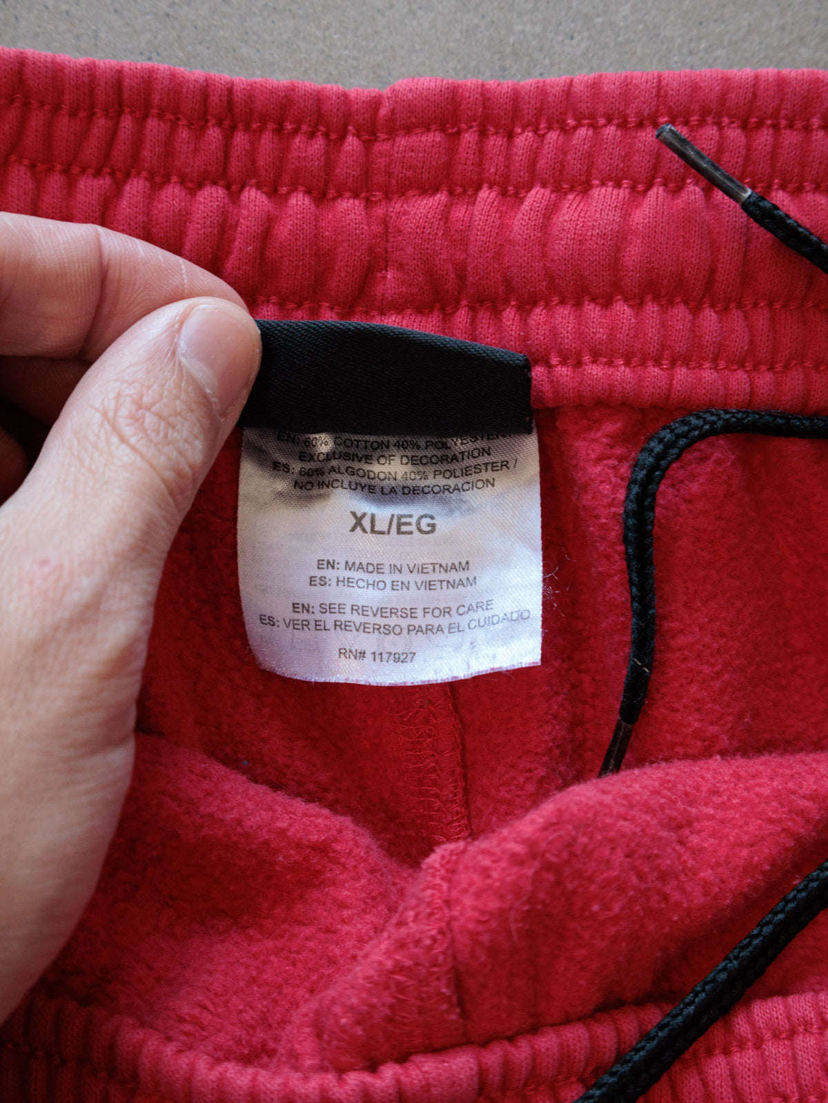 Vintage Red AND1 Cargo Sweatpants (XL)