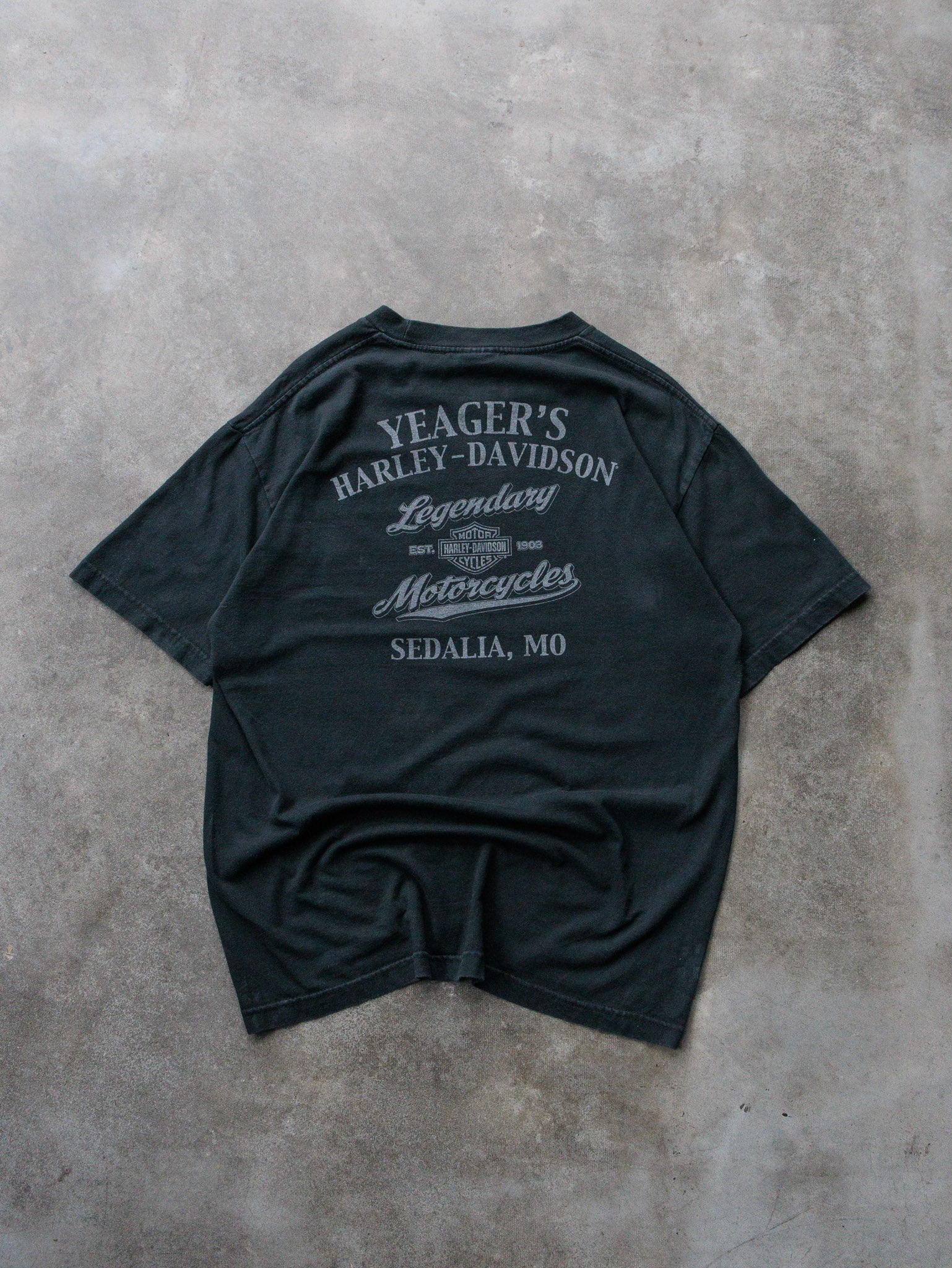 Vintage 90s Harley-Davidson Sedalia Missouri Freedom to Ride Tee (L)