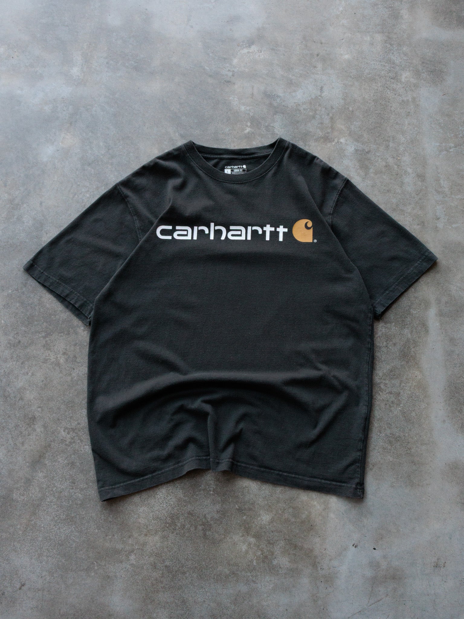 Vintage Black Carhartt Tee (L)