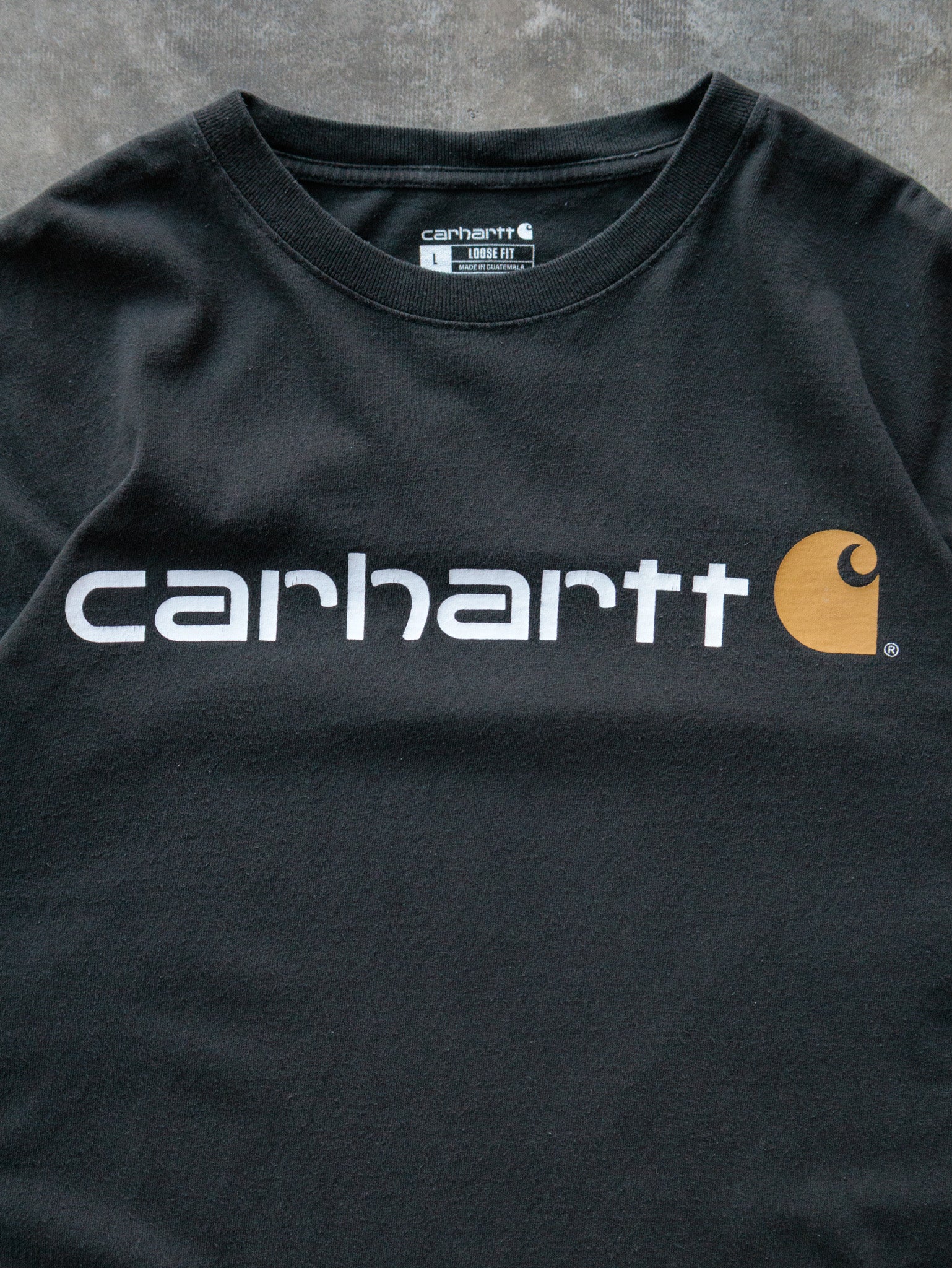 Vintage Black Carhartt Tee (L)
