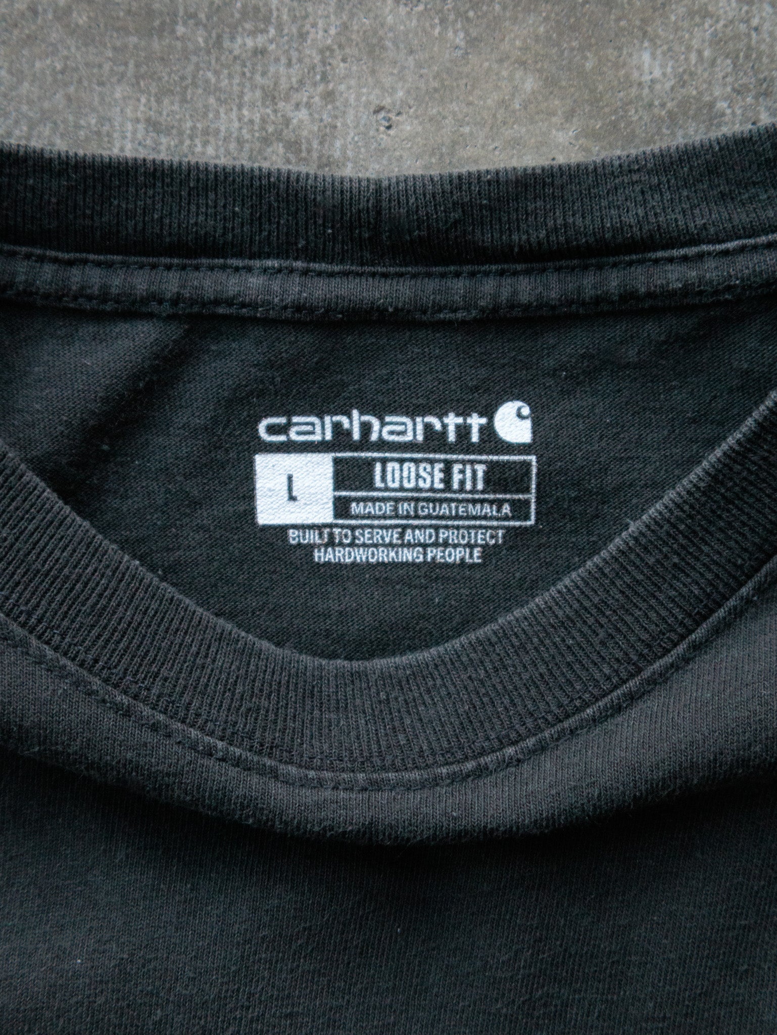Vintage Black Carhartt Tee (L)