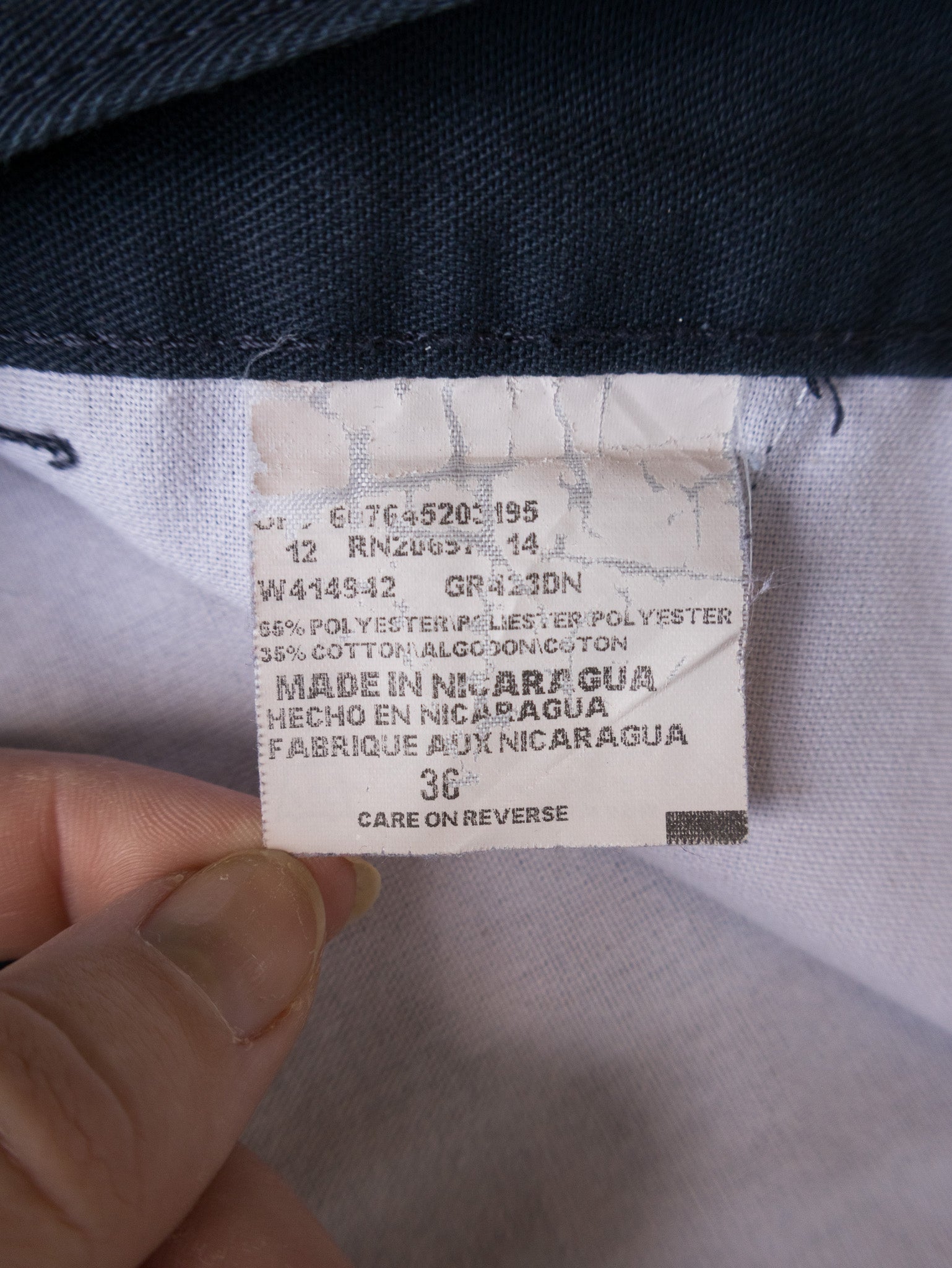 Vintage Navy Dickies Work Shorts (W36)