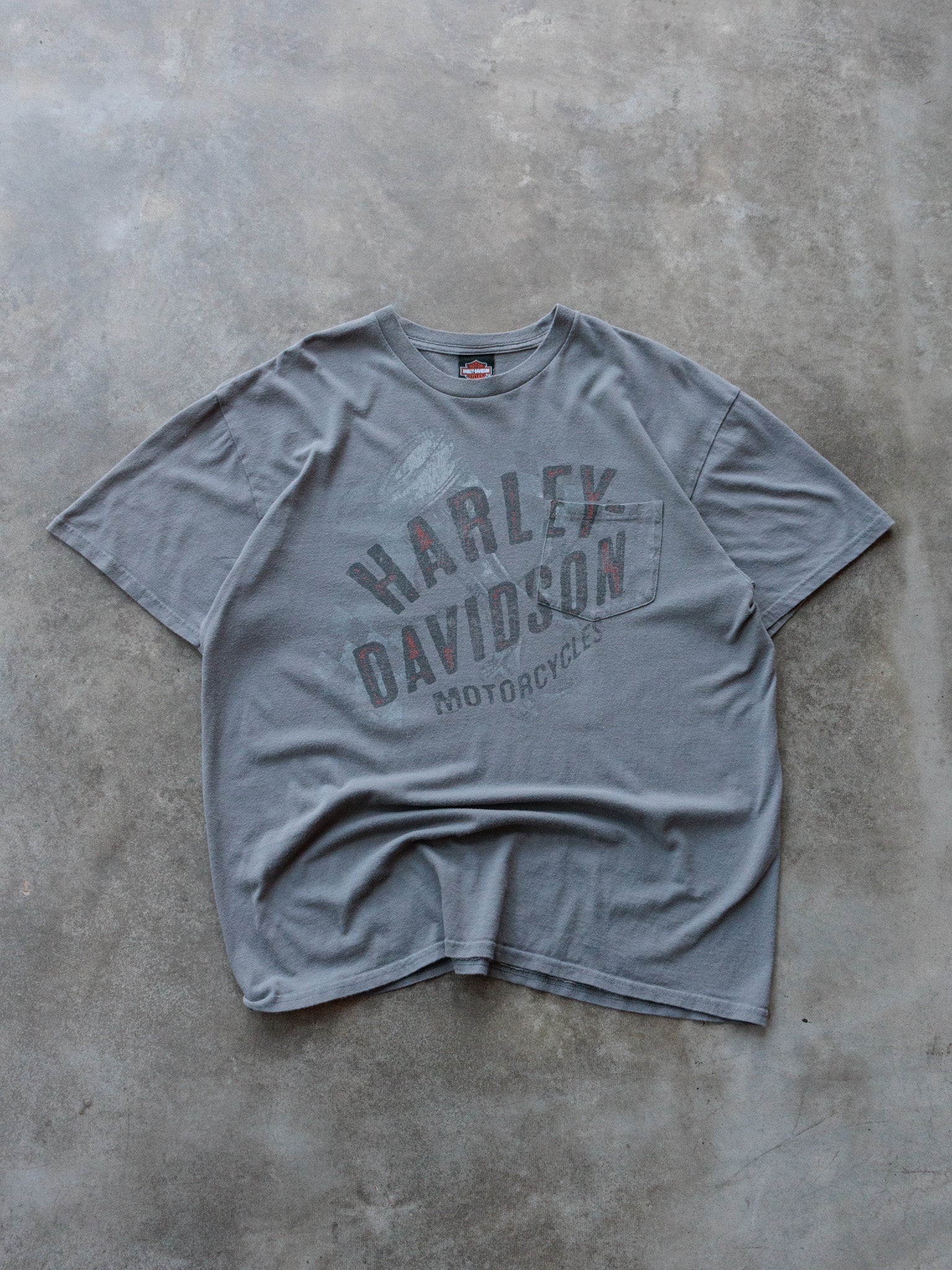 Vintage 00s Grey Harley-Davidson Anchorage Alaska Bear Tee (XL)