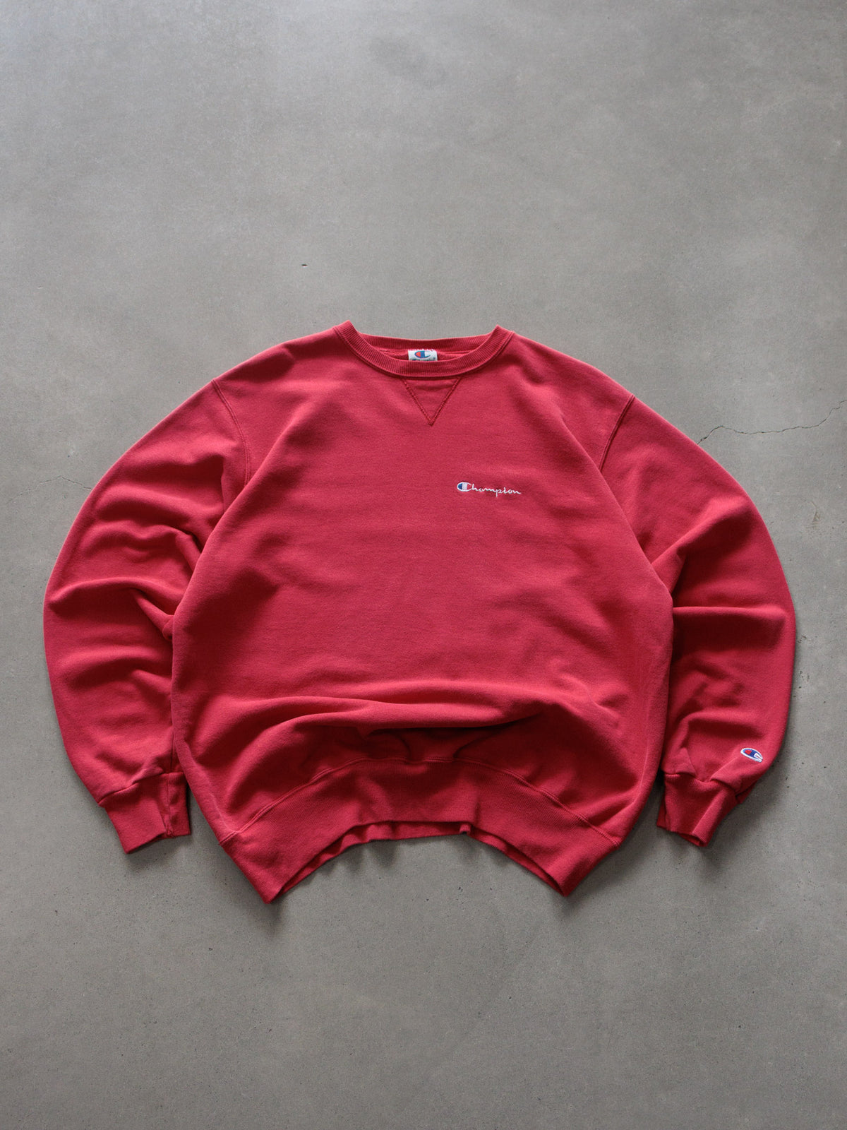 Vintage 90s Red Champion Sweatshirt (L)