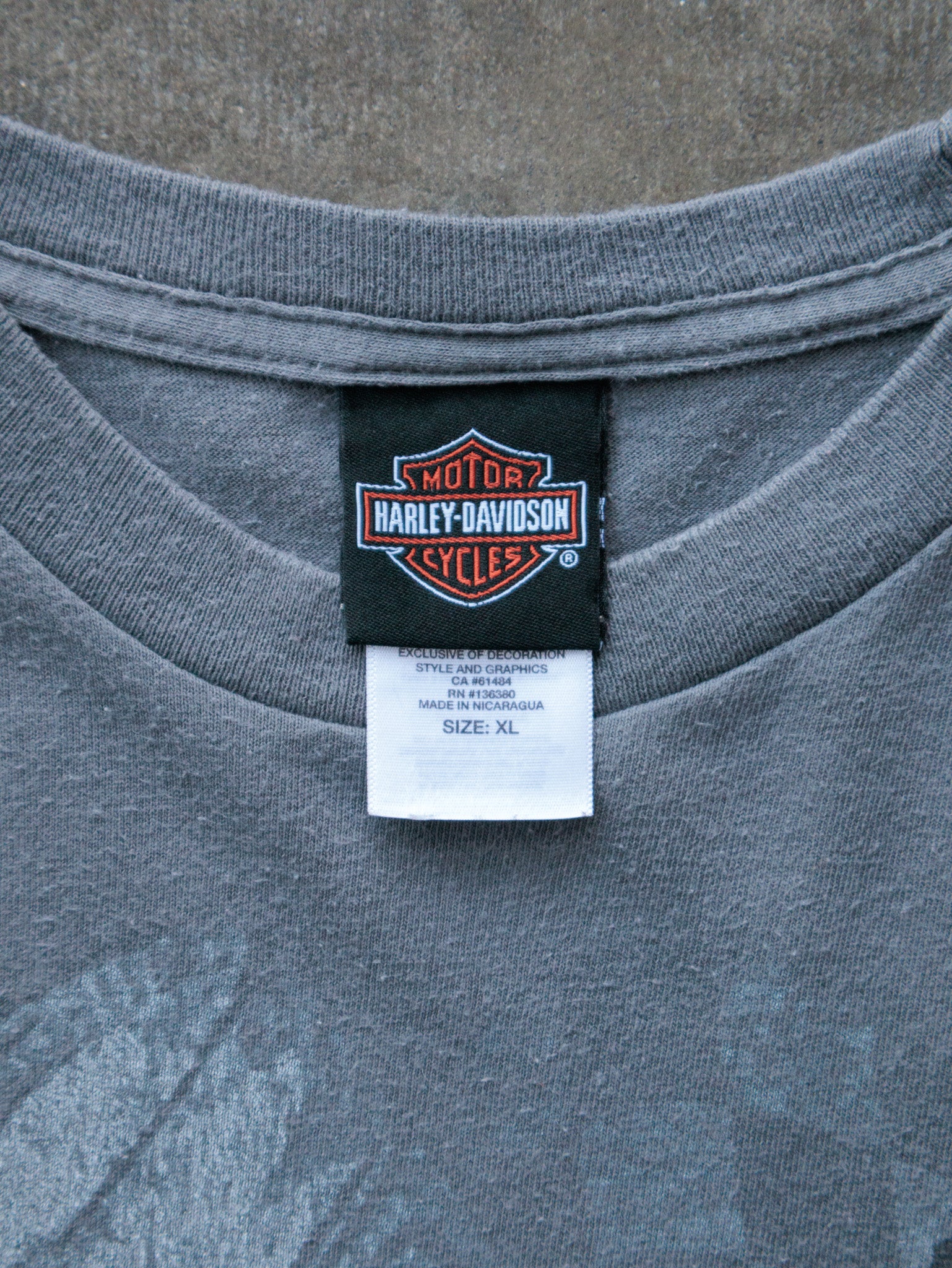 Vintage 00s Grey Harley-Davidson Anchorage Alaska Bear Tee (XL)