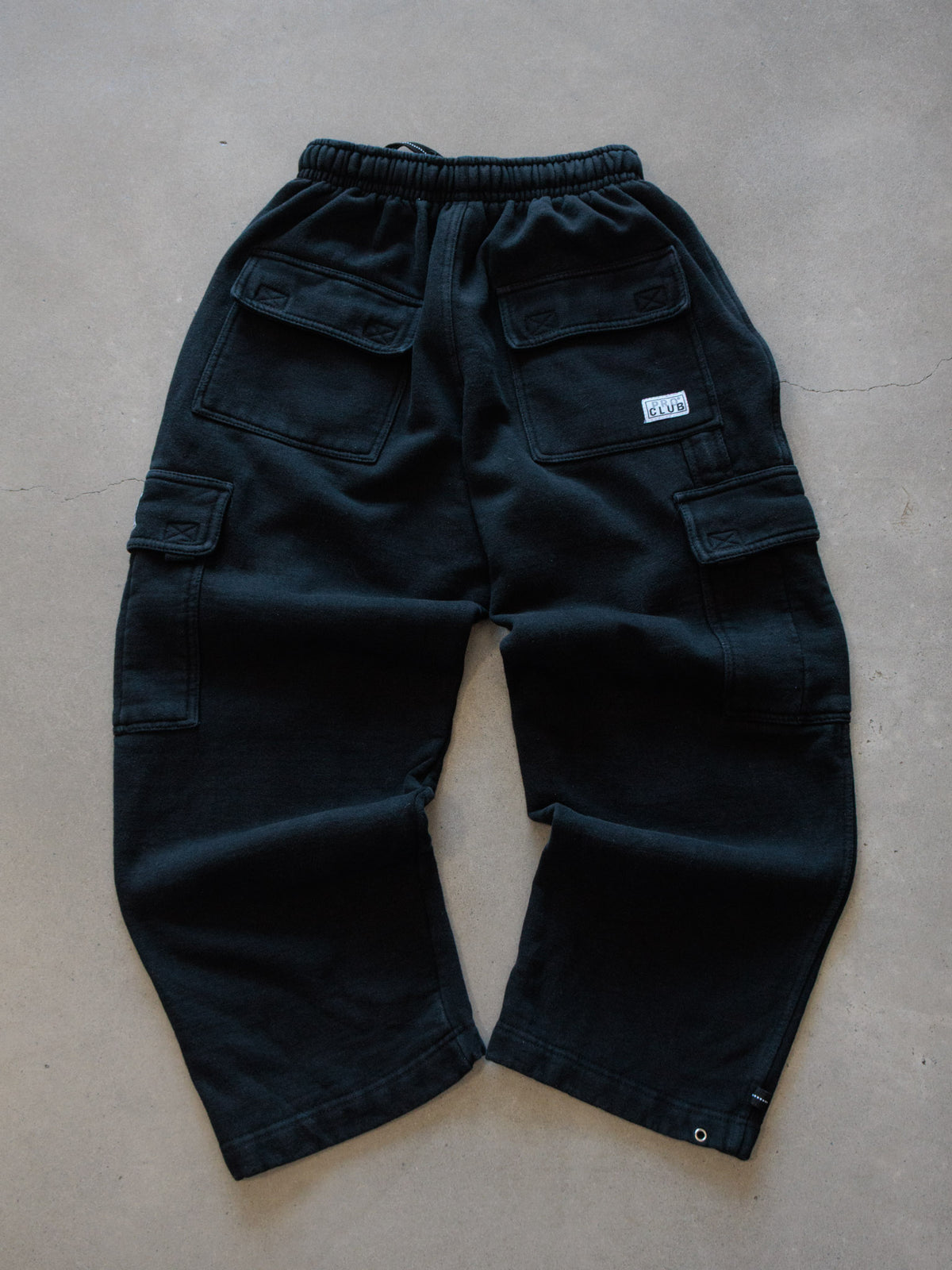 Vintage Black Pro Club Cargo Sweatpants (S)