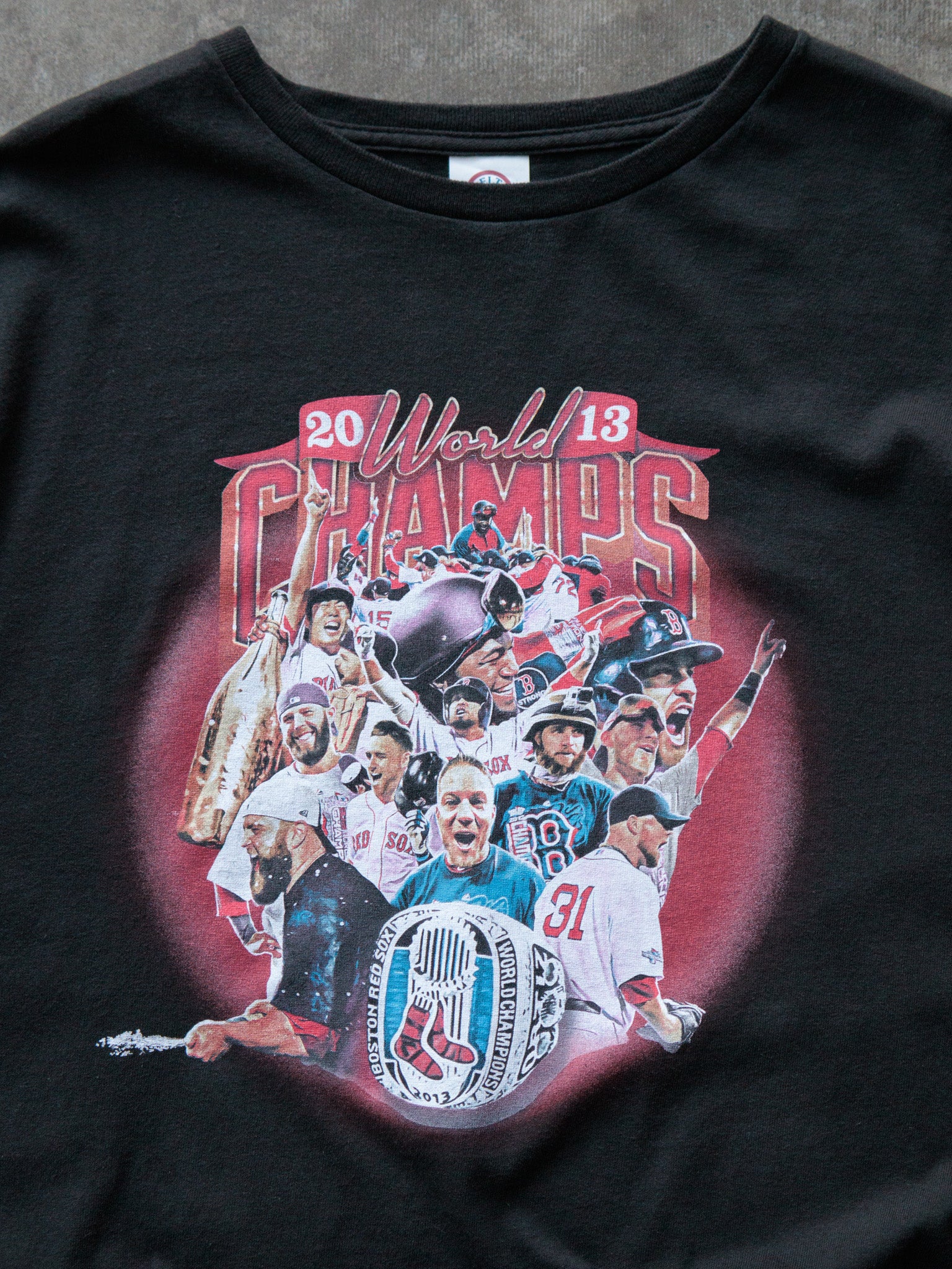 Vintage 2013 Black Boston Red Sox World Champs Tee (2XL)