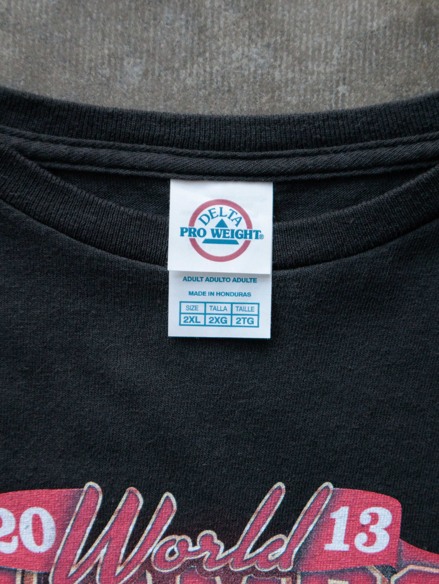 Vintage 2013 Black Boston Red Sox World Champs Tee (2XL)