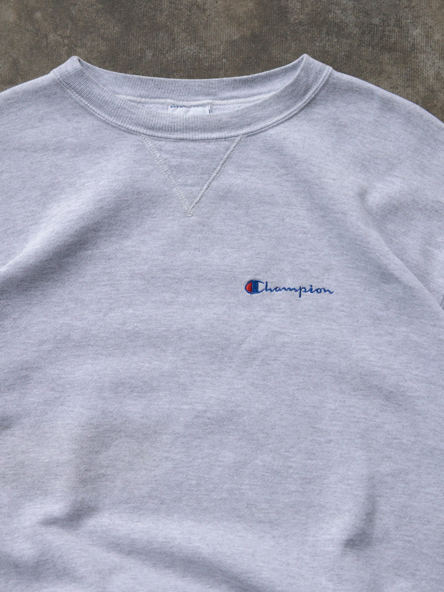 Vintage 90s Grey Champion Sweatshirt (XL)