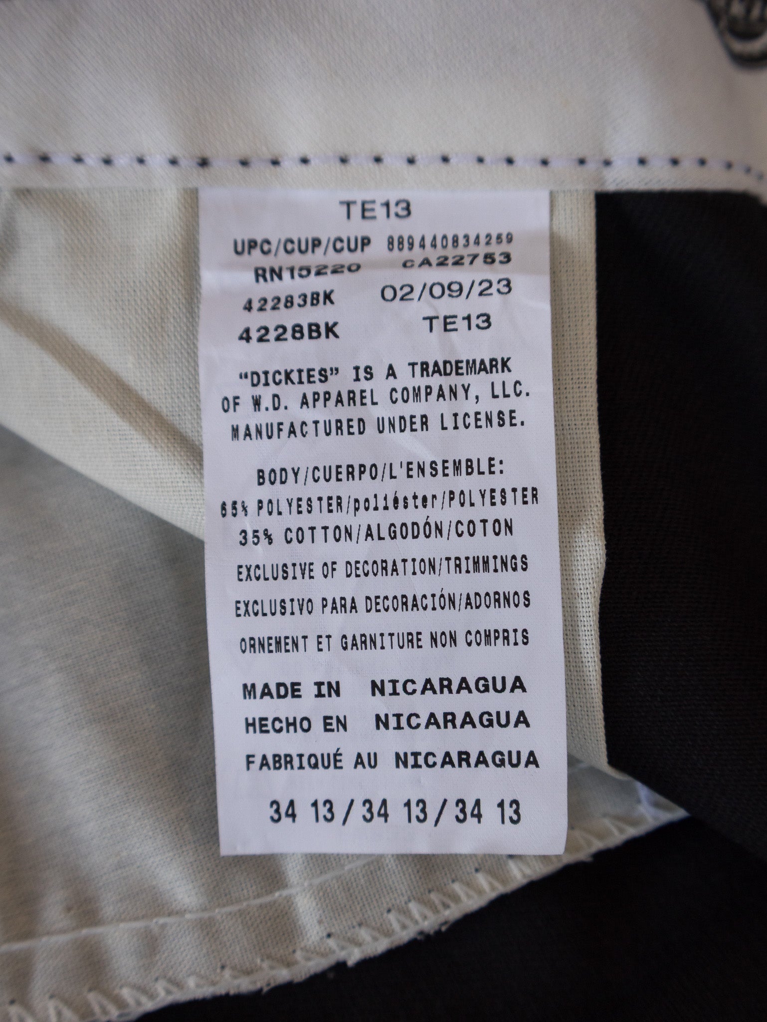 Black Dickies Work Shorts (W34)