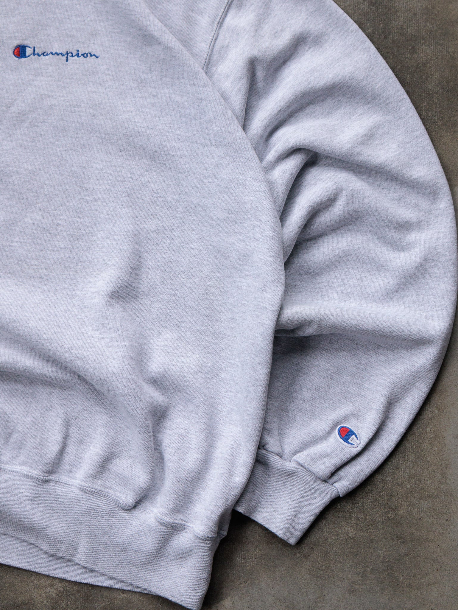 Vintage 90s Grey Champion Sweatshirt (XL)