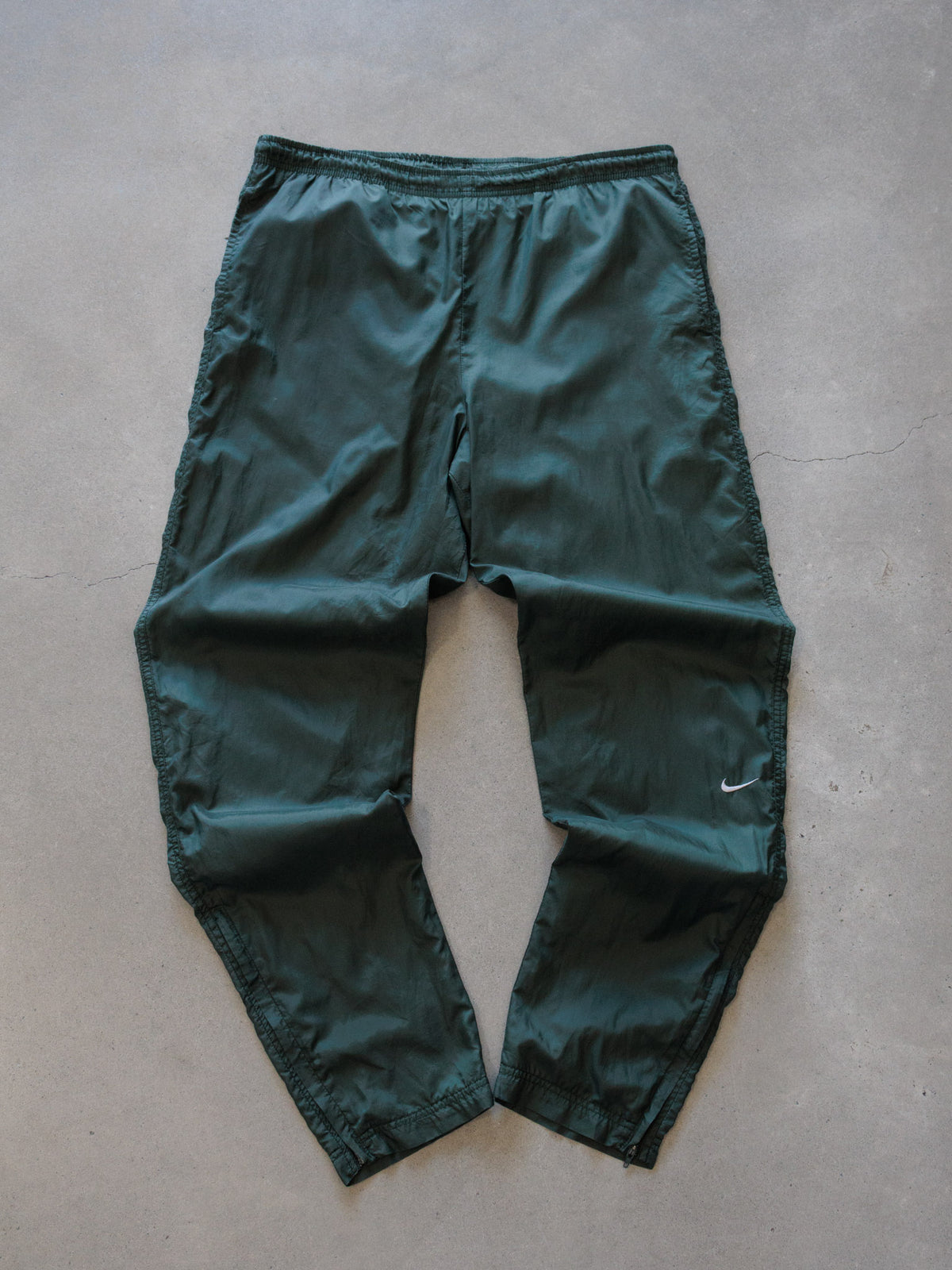 Vintage 00s Green Nike Track Pants (Women's M)