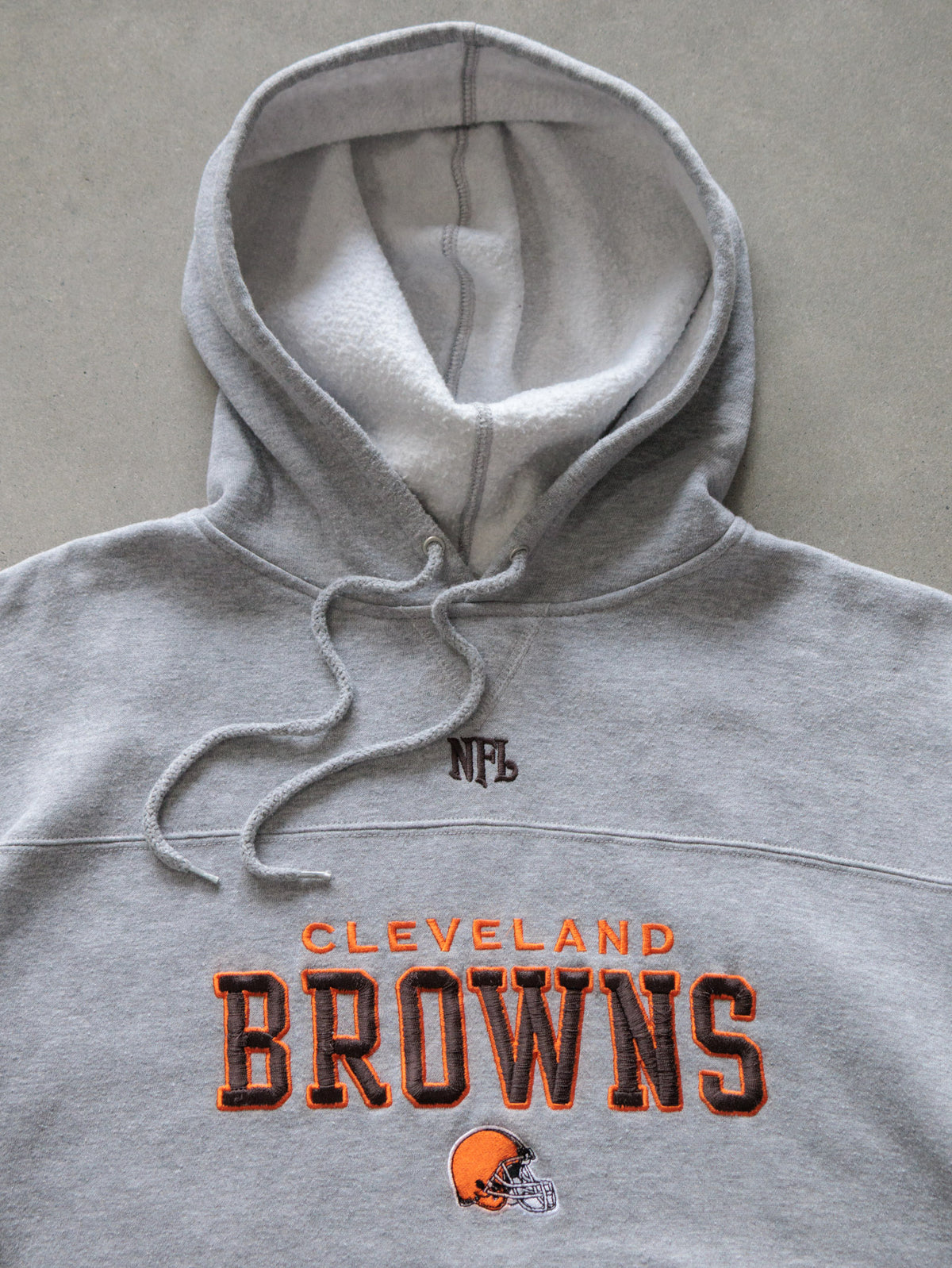 Vintage Grey Cleveland Browns Hoodie (XL)