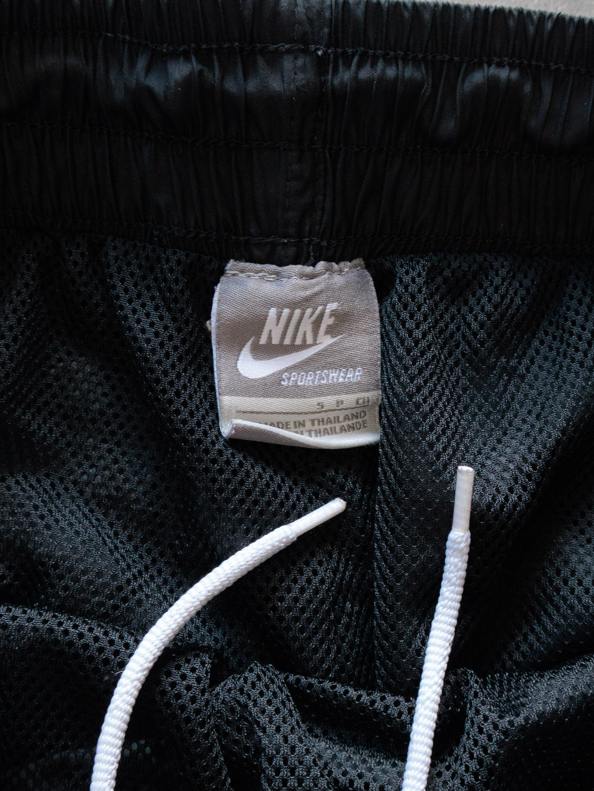 Vintage 00s Black Nike Snap Track Pants (S)