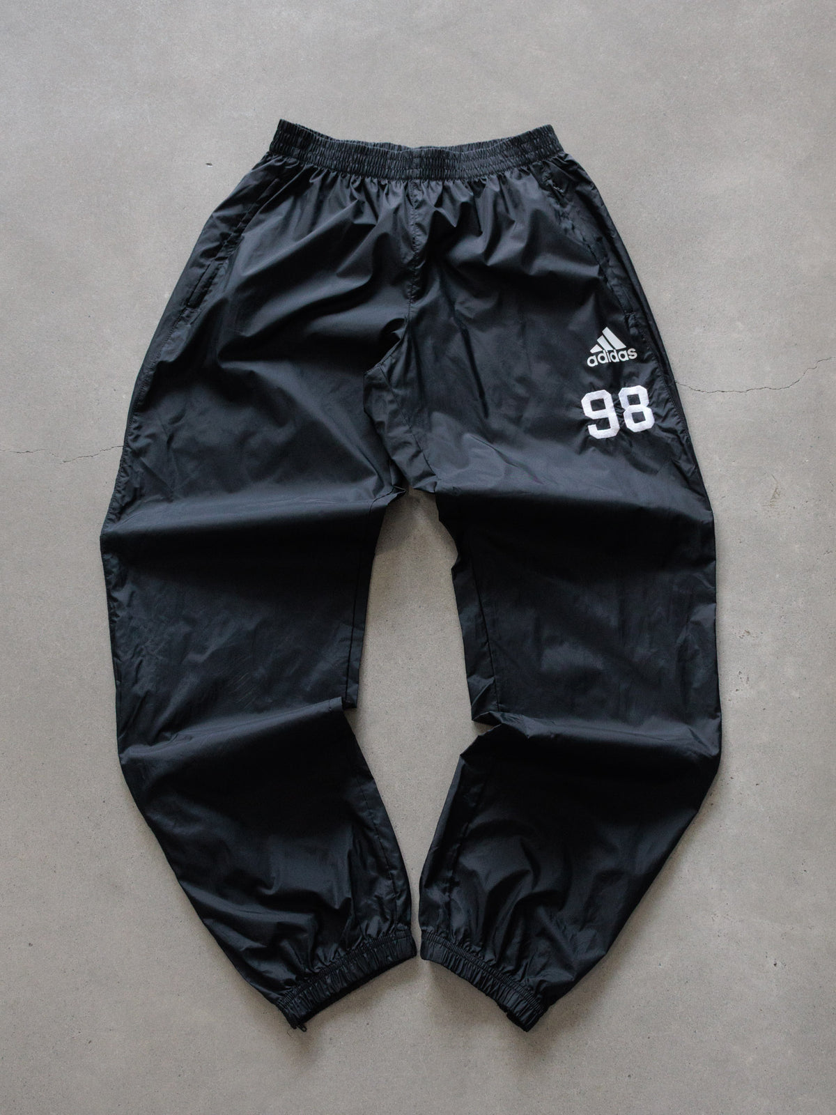 Vintage 00s Black Adidas 98 Track Pants (S)